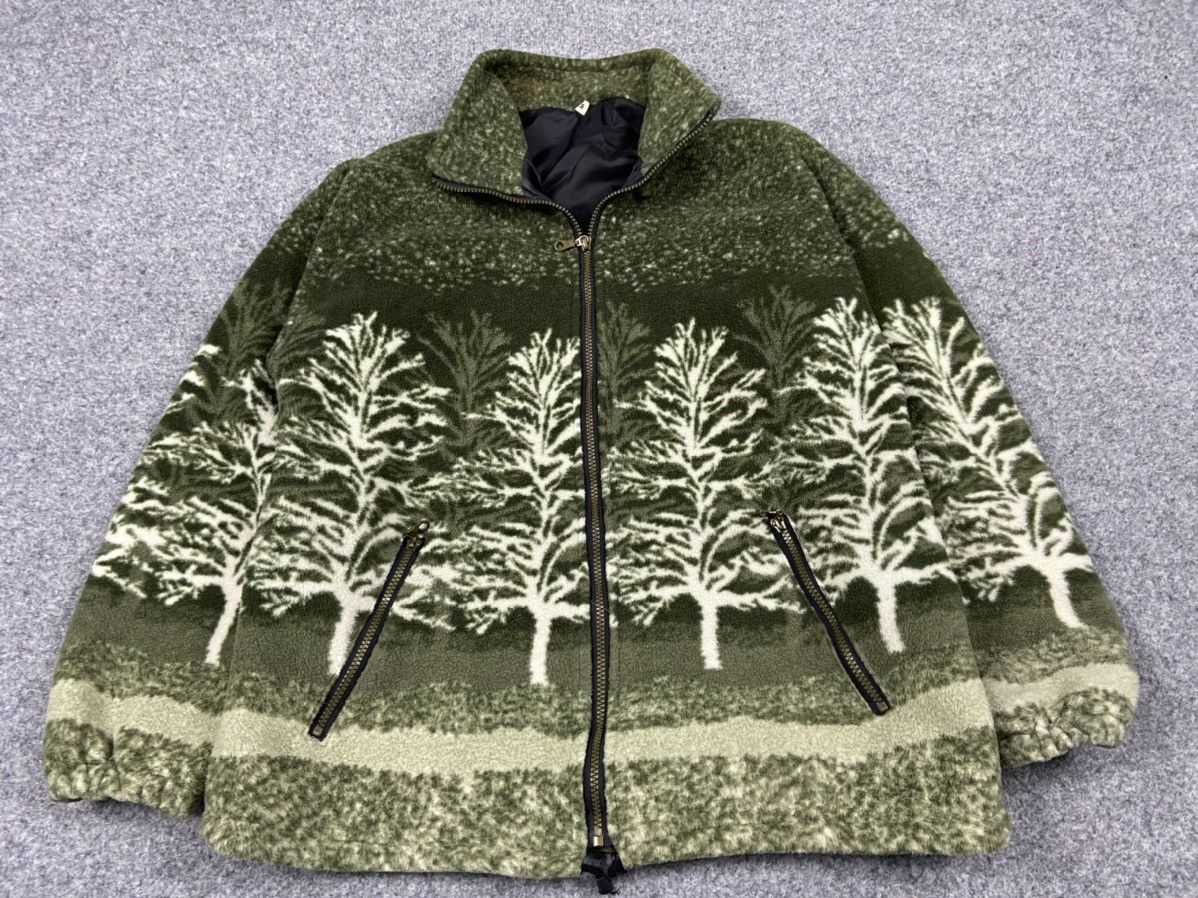Vintage Vintage zip fleece forest Size US M / EU 48-50 / 2 - 2 Thumbnail