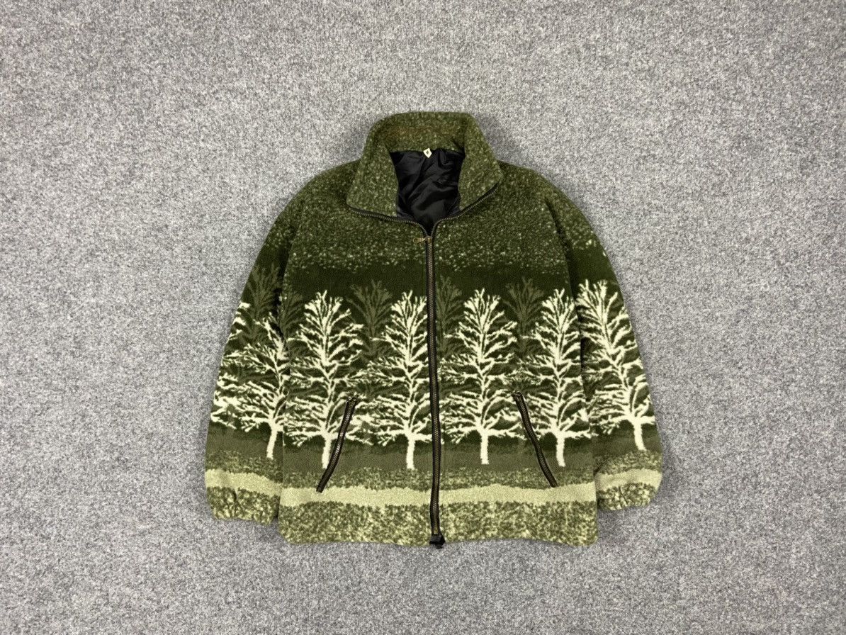 Vintage Vintage zip fleece forest Size US M / EU 48-50 / 2 - 1 Thumbnail