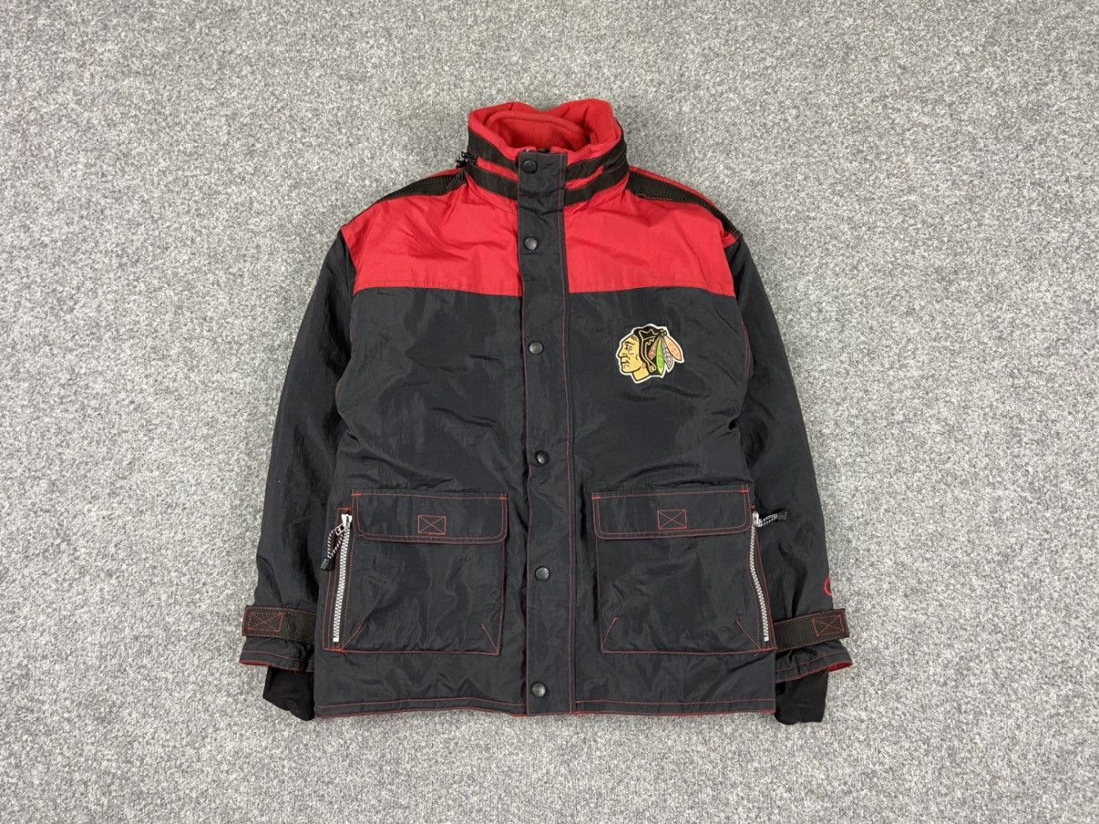 Champion × NHL Vintage Champion Chicago Blackhawks jacket Size US L / EU 52-54 / 3 - 12 Thumbnail