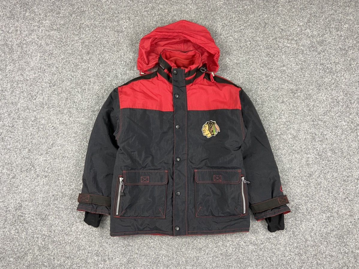 Champion × NHL Vintage Champion Chicago Blackhawks jacket Size US L / EU 52-54 / 3 - 11 Thumbnail