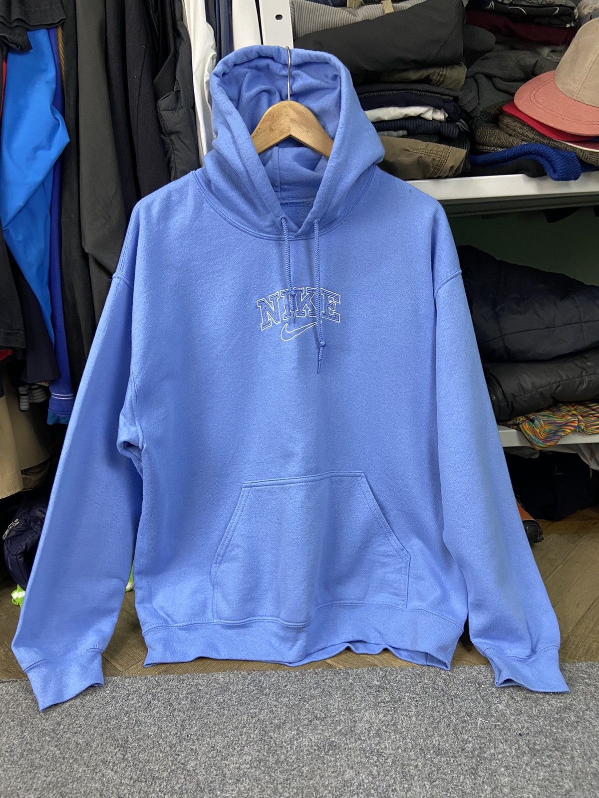 Handmade × Vintage Vintage Nike logo hoodie Size US L / EU 52-54 / 3 - 10 Thumbnail