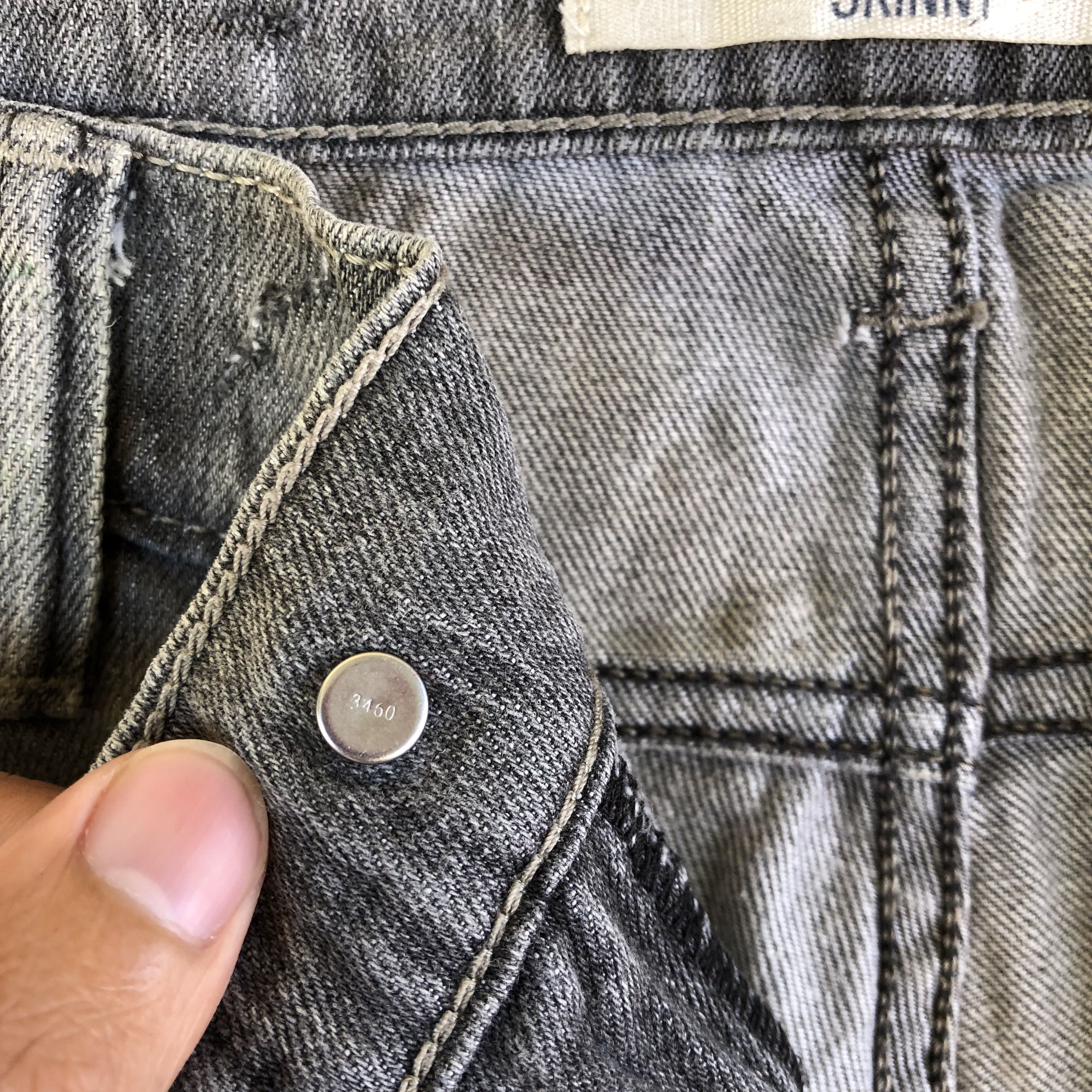 Levi's × Vintage Vintage Levis 511 Slim Jeans Levi's Faded Black Denim Pants Size US 36 / EU 52 - 7 Thumbnail
