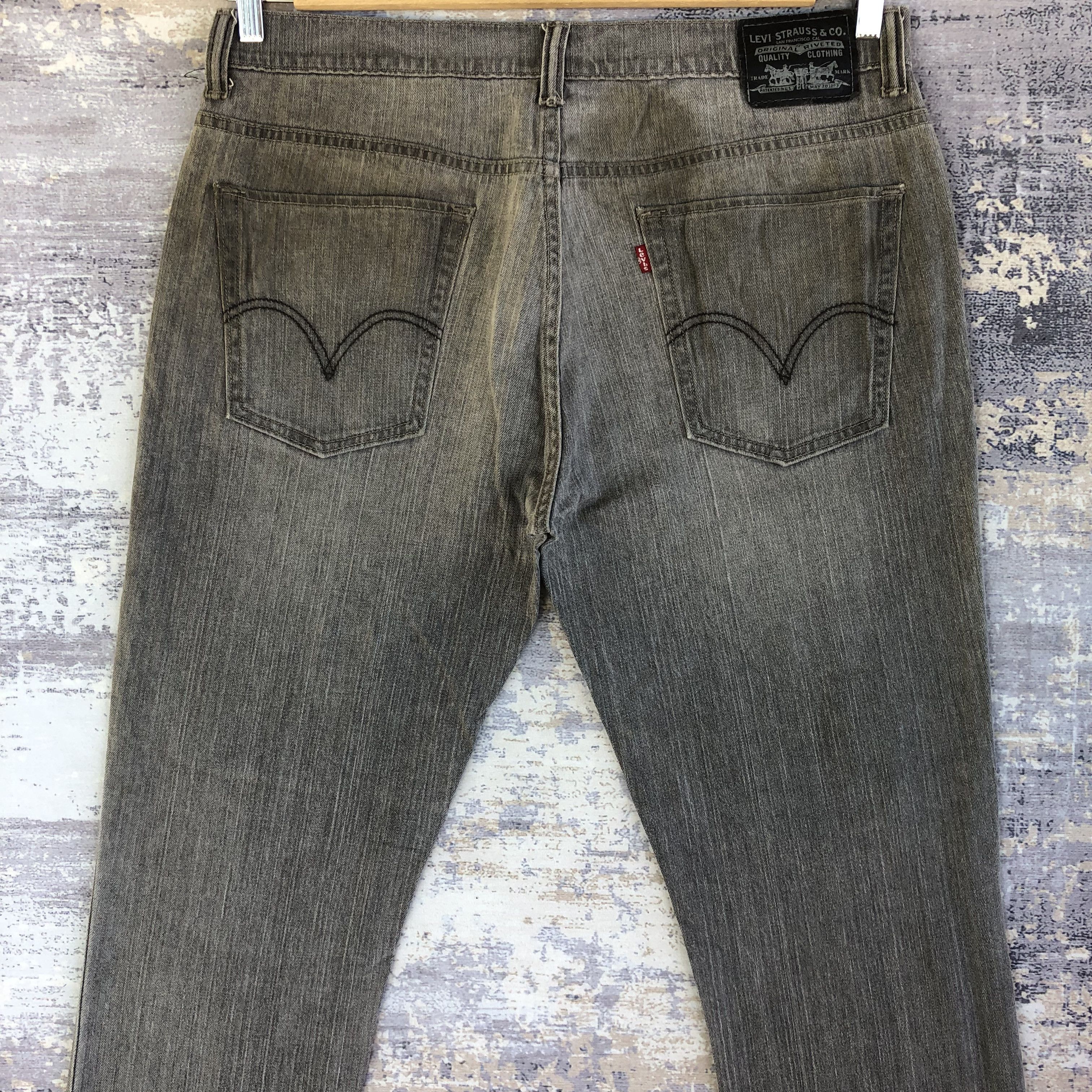 Levi's × Vintage Vintage Levis 511 Slim Jeans Levi's Faded Black Denim Pants Size US 36 / EU 52 - 4 Thumbnail