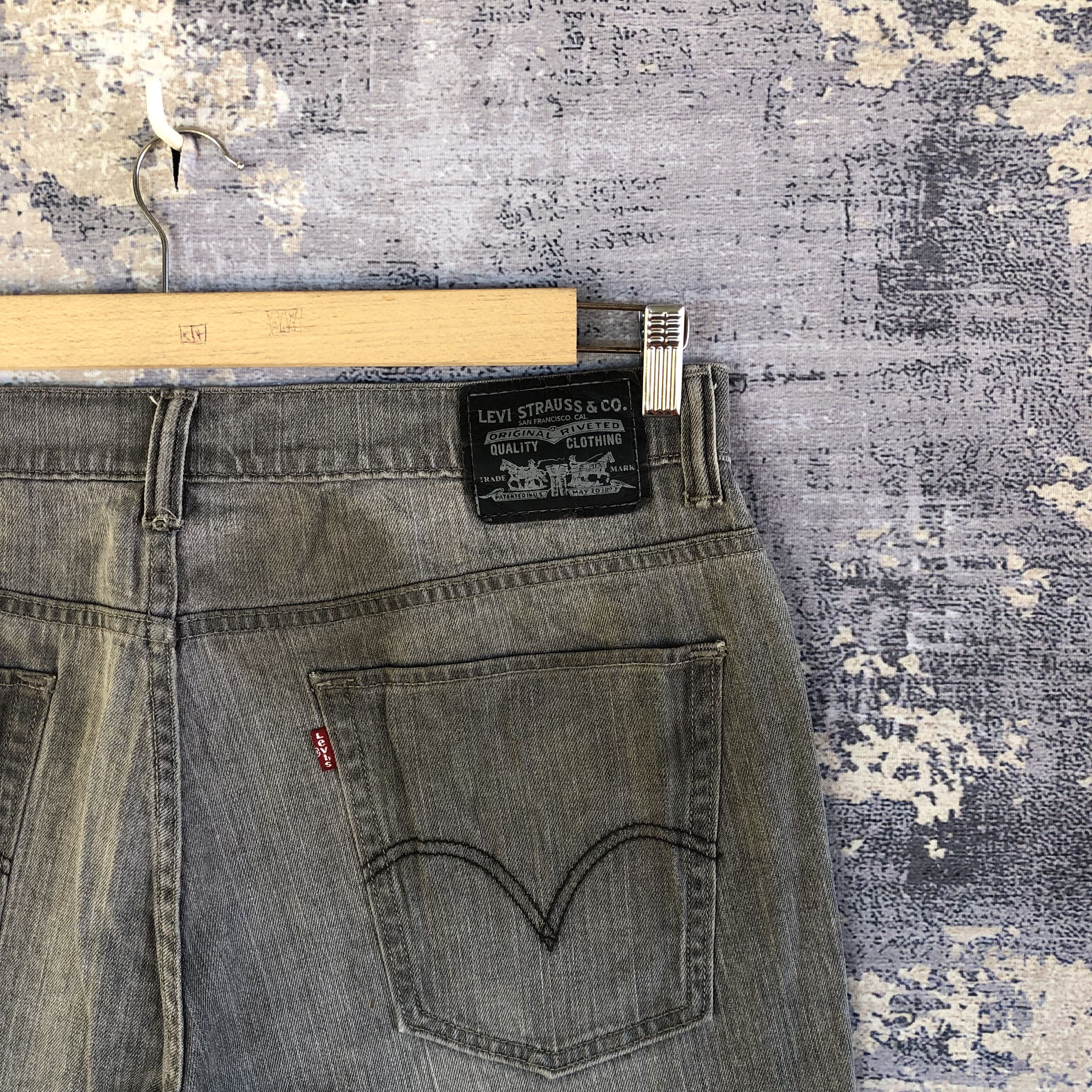 Levi's × Vintage Vintage Levis 511 Slim Jeans Levi's Faded Black Denim Pants Size US 36 / EU 52 - 5 Thumbnail