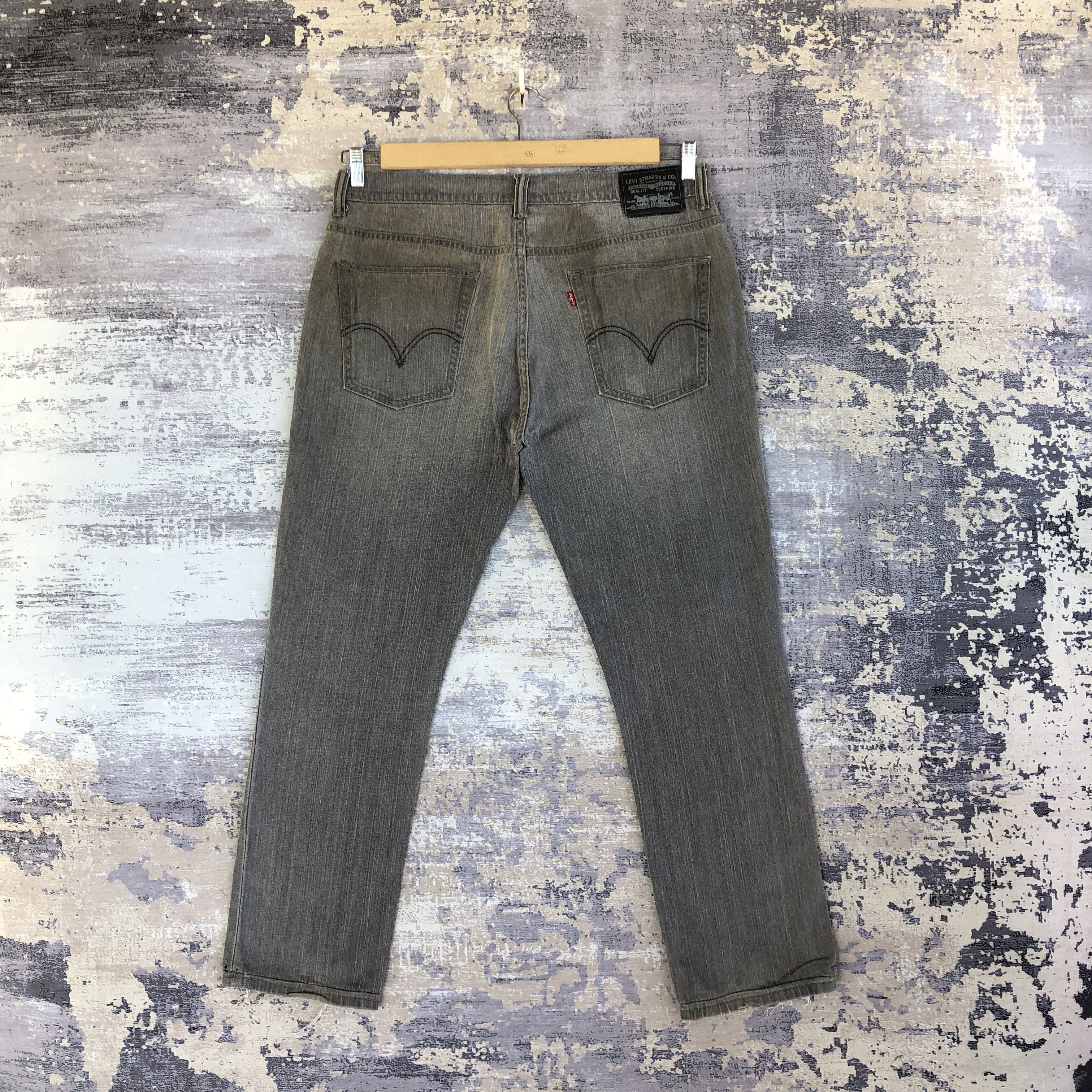 Levi's × Vintage Vintage Levis 511 Slim Jeans Levi's Faded Black Denim Pants Size US 36 / EU 52 - 2 Thumbnail