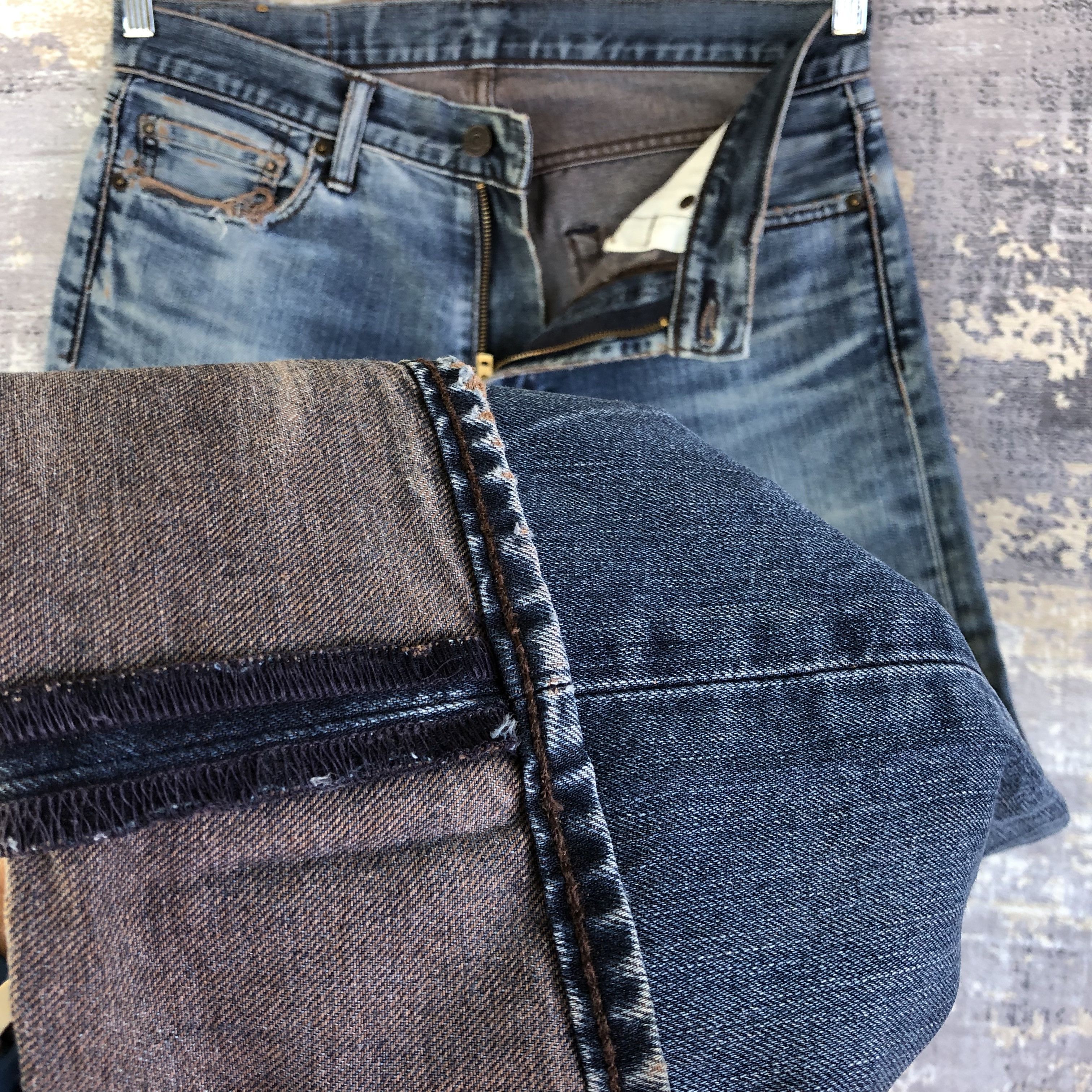 Levi's × Vintage Vintage Levis Faded Jeans Levi's Distressed Light Wash Denim Size US 32 / EU 48 - 8 Thumbnail