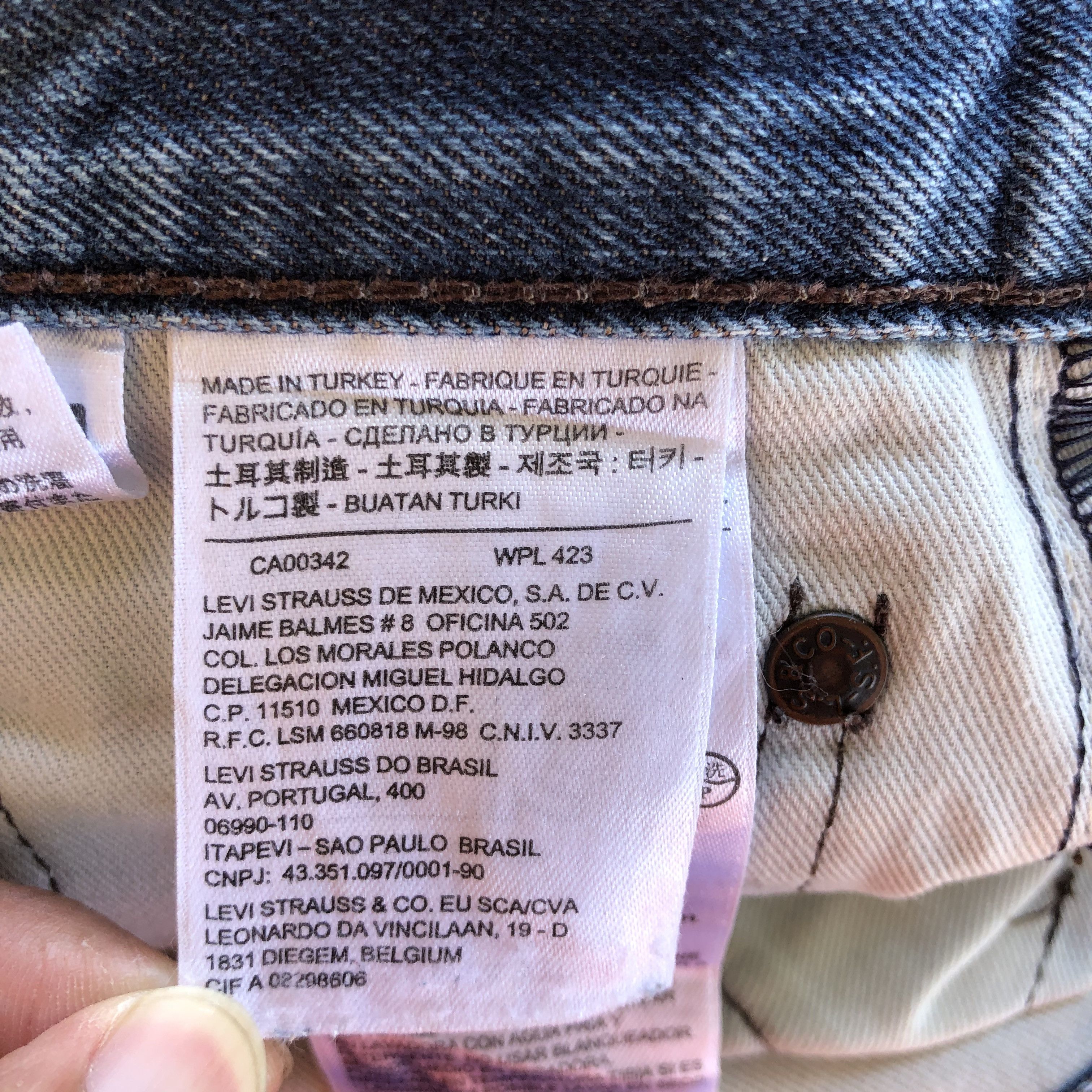 Levi's × Vintage Vintage Levis Faded Jeans Levi's Distressed Light Wash Denim Size US 32 / EU 48 - 9 Thumbnail