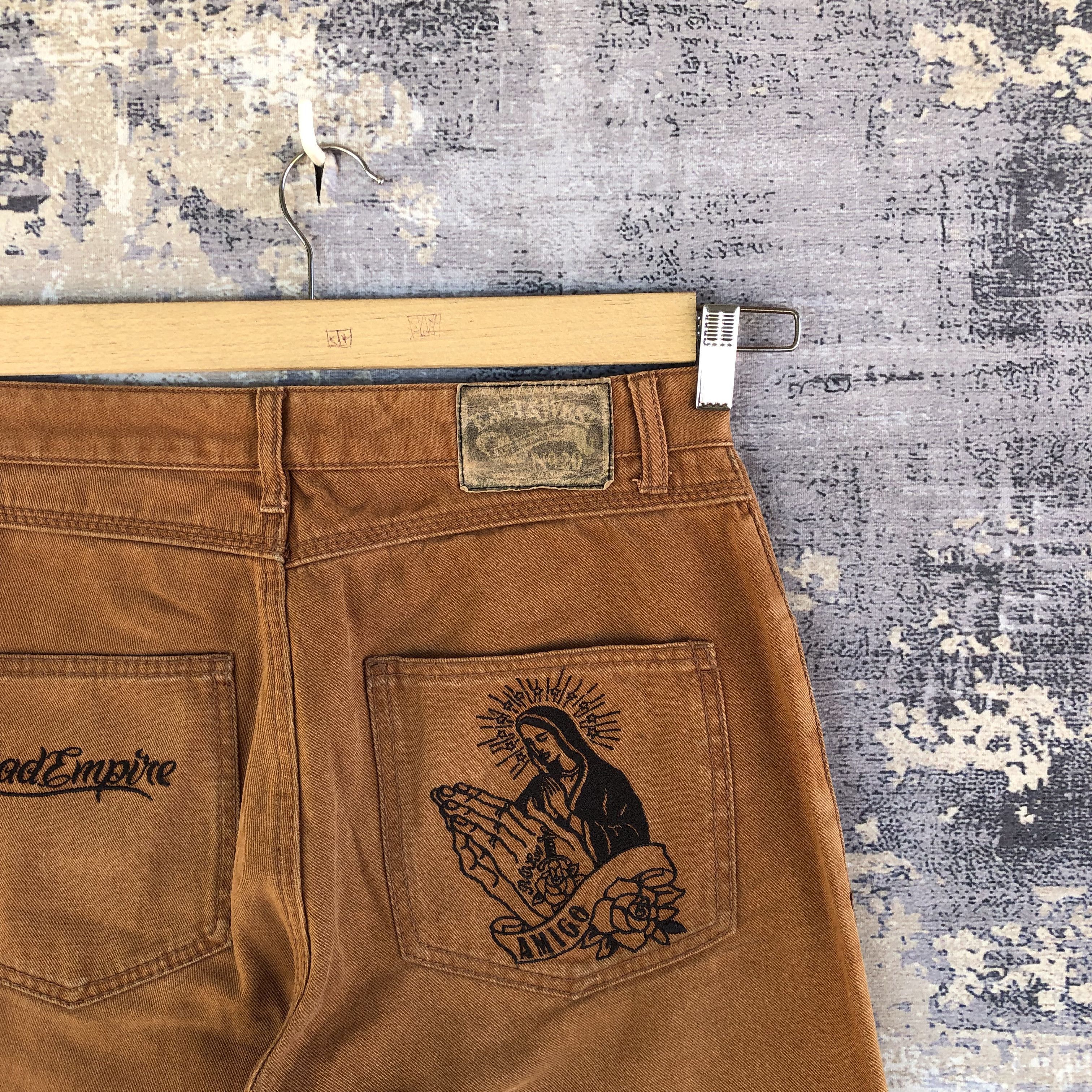 Vintage Hideous Japanese Jeans Yesus Jesus Denim Pants BS46669. Size 28" / US 6 / IT 42 - 5 Thumbnail