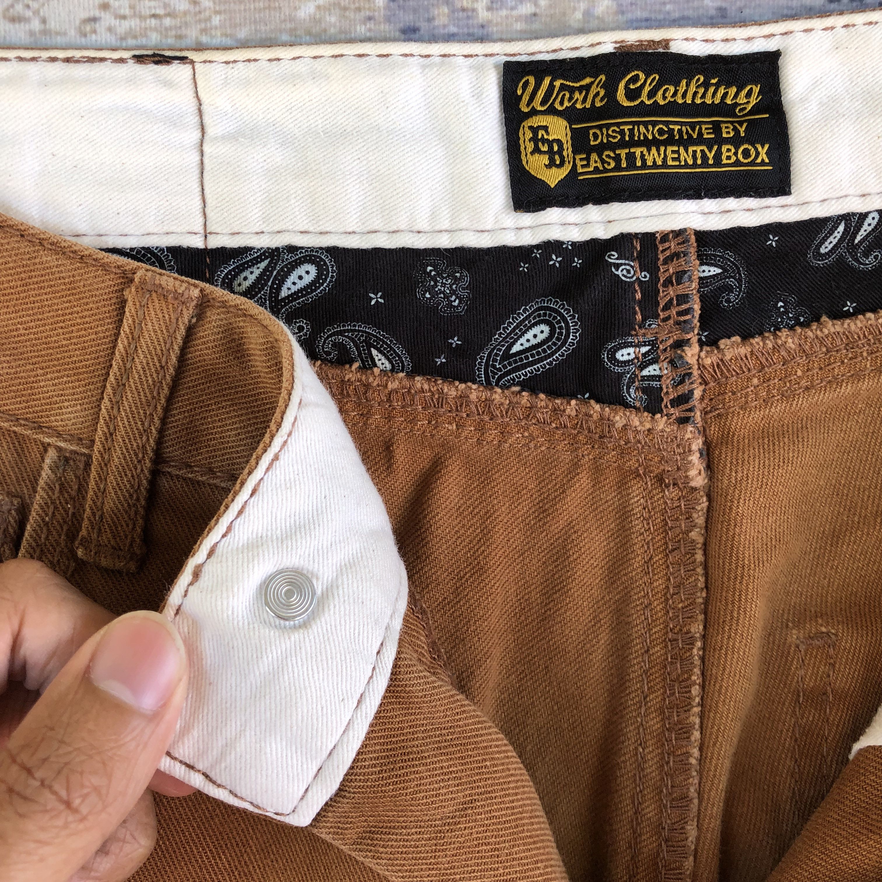 Vintage Hideous Japanese Jeans Yesus Jesus Denim Pants BS46669. Size 28" / US 6 / IT 42 - 7 Thumbnail