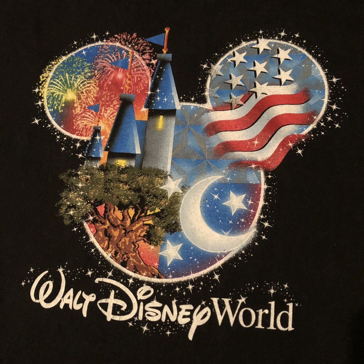Disney Vintage 1990s Walt Disney World Celebration Graphic Logo Tee Size US S / EU 44-46 / 1 - 3 Thumbnail