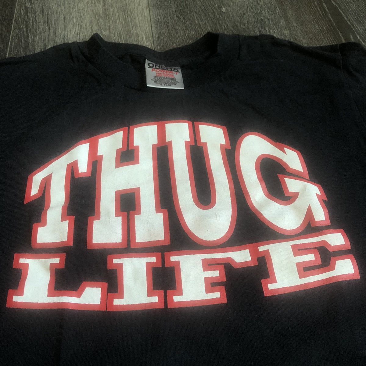 Rap Tees Vintage 90s Thug Life Taking Care of Business Tupac Rap Tee Size US S / EU 44-46 / 1 - 3 Thumbnail