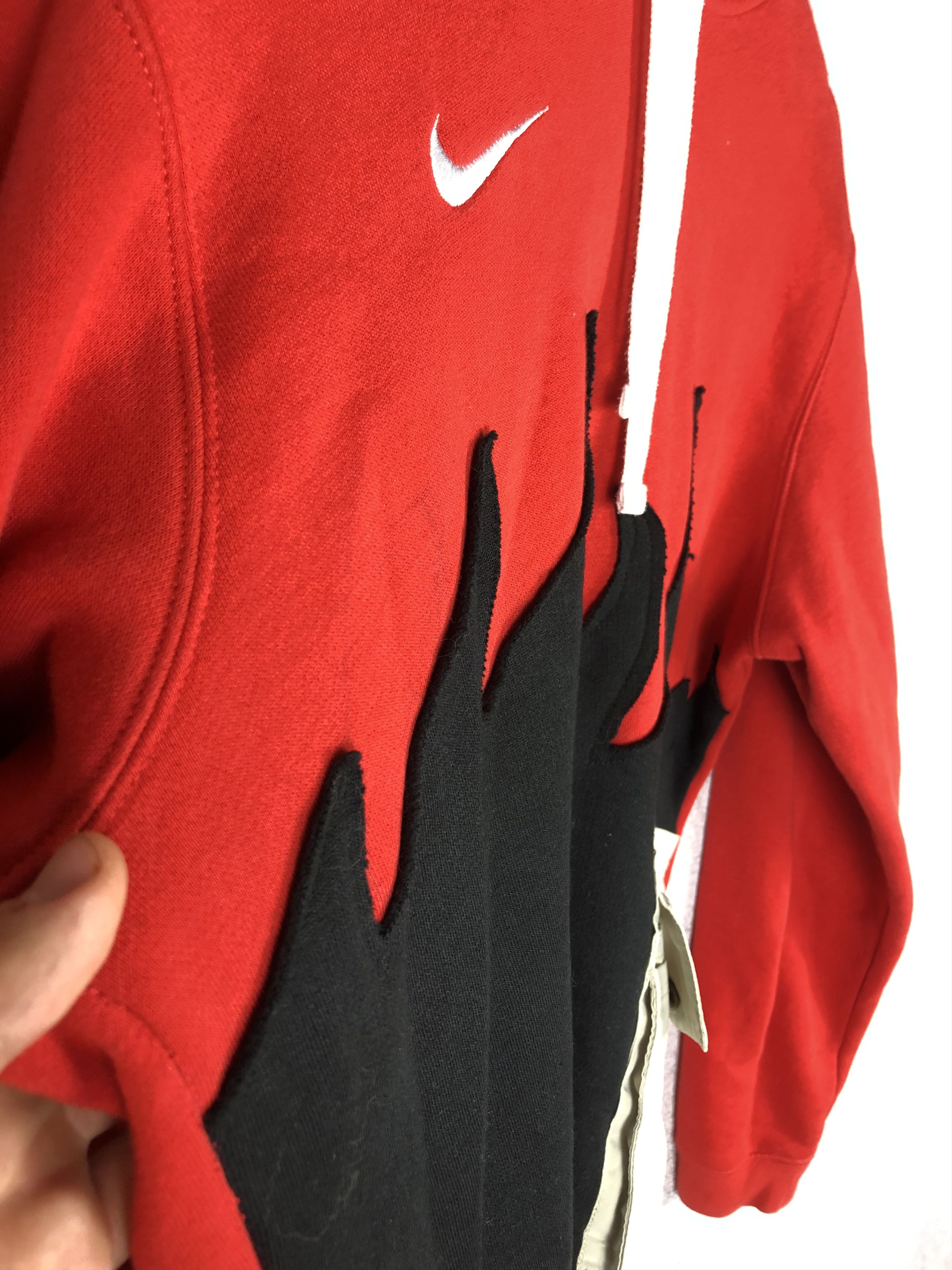 Nike Vintage Nike Flame 1of1 Techwear Custom Hoodie Size US M / EU 48-50 / 2 - 9 Thumbnail