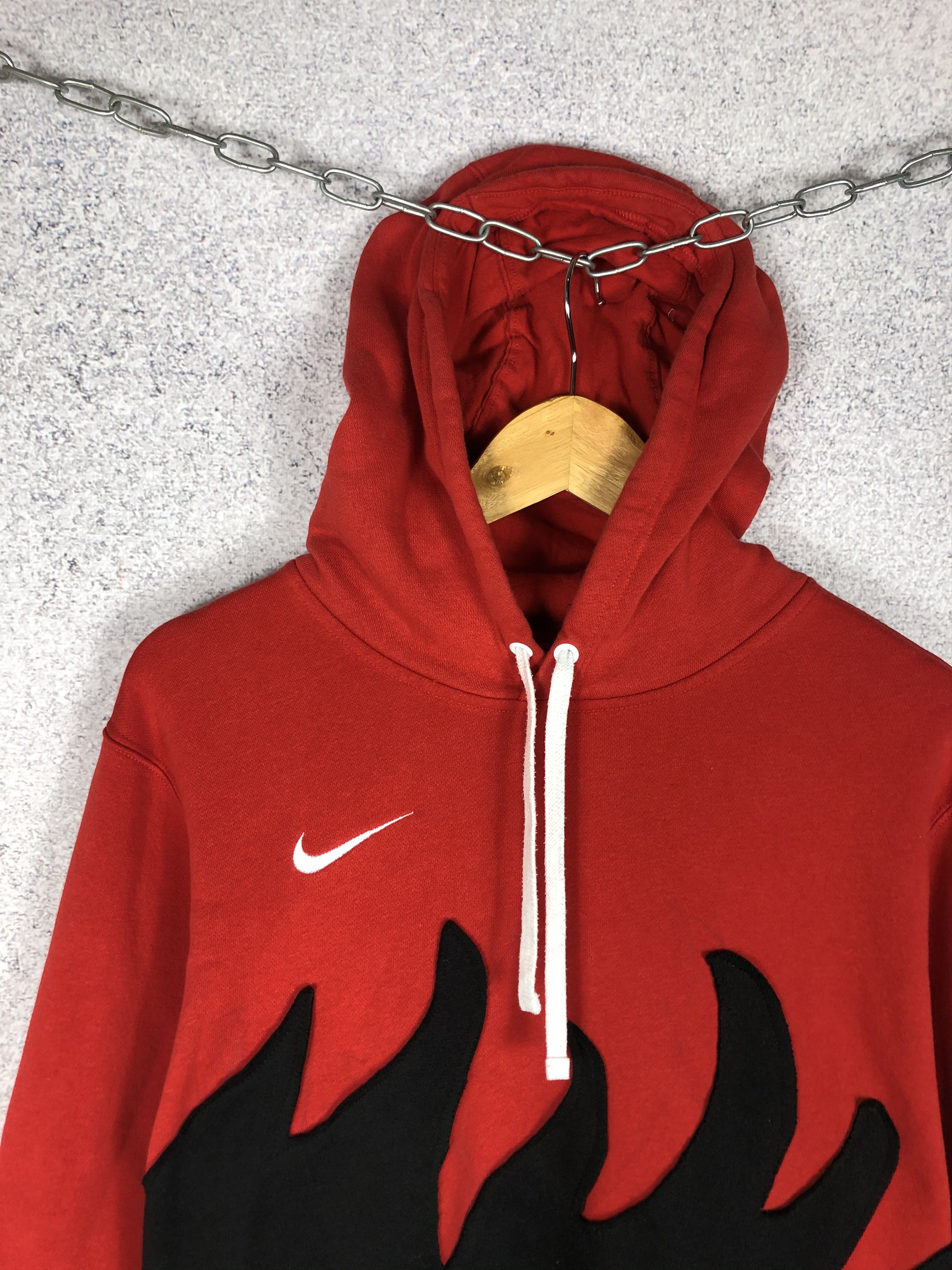 Nike Vintage Nike Flame 1of1 Techwear Custom Hoodie Size US M / EU 48-50 / 2 - 3 Thumbnail