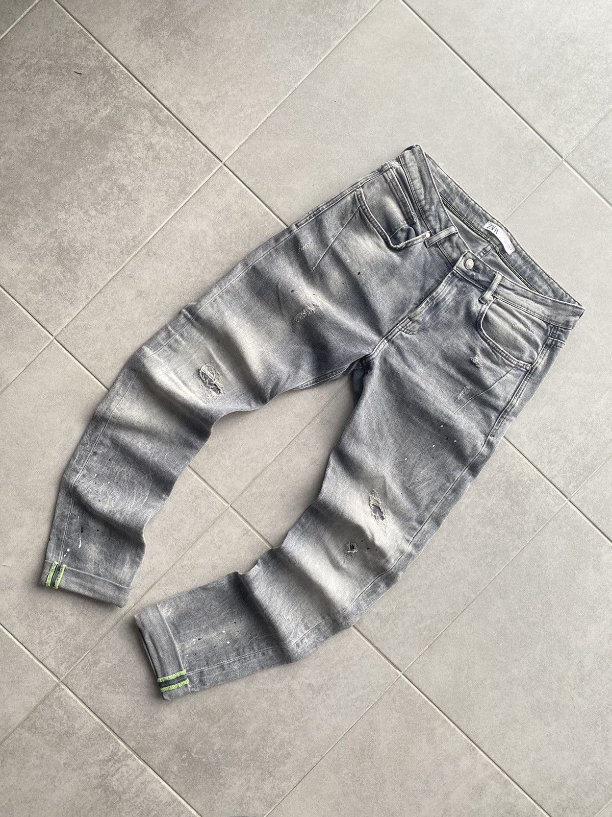 Other Zara Jeans Distressed Denim Size US 32 / EU 48 - 2 Thumbnail