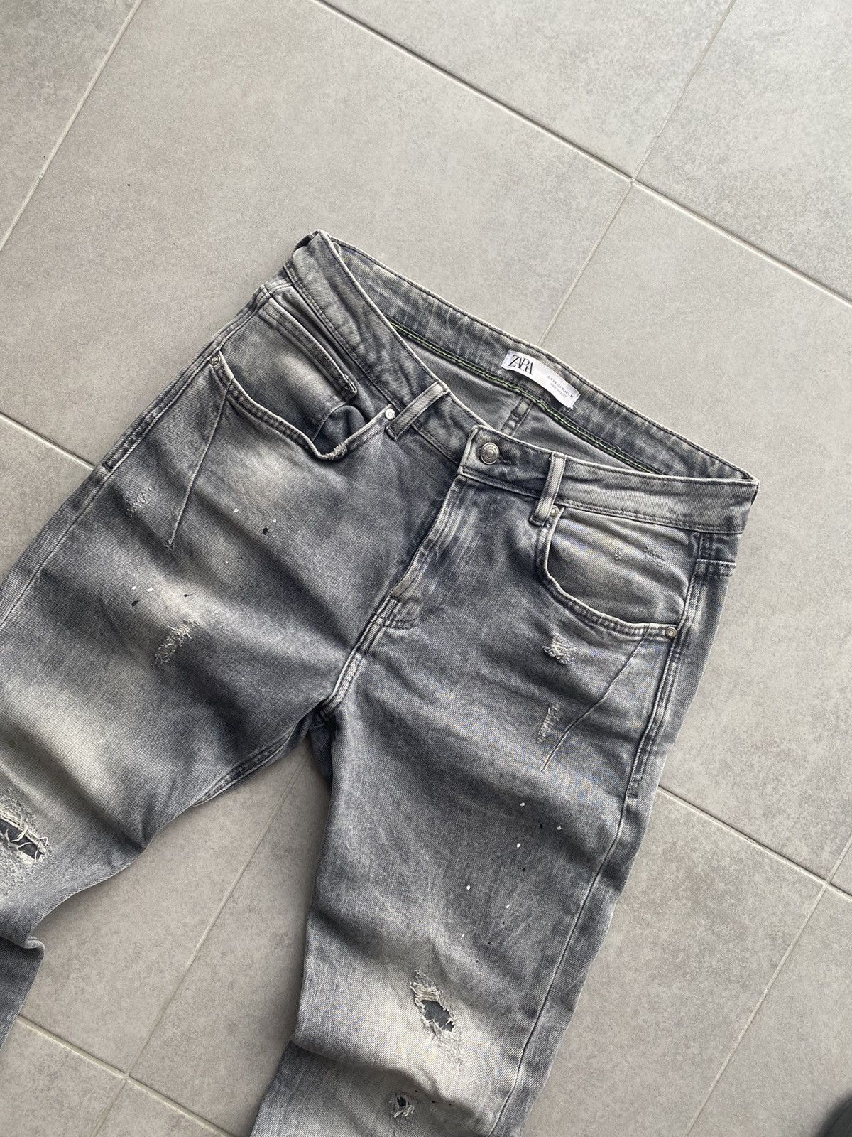 Other Zara Jeans Distressed Denim Size US 32 / EU 48 - 6 Thumbnail