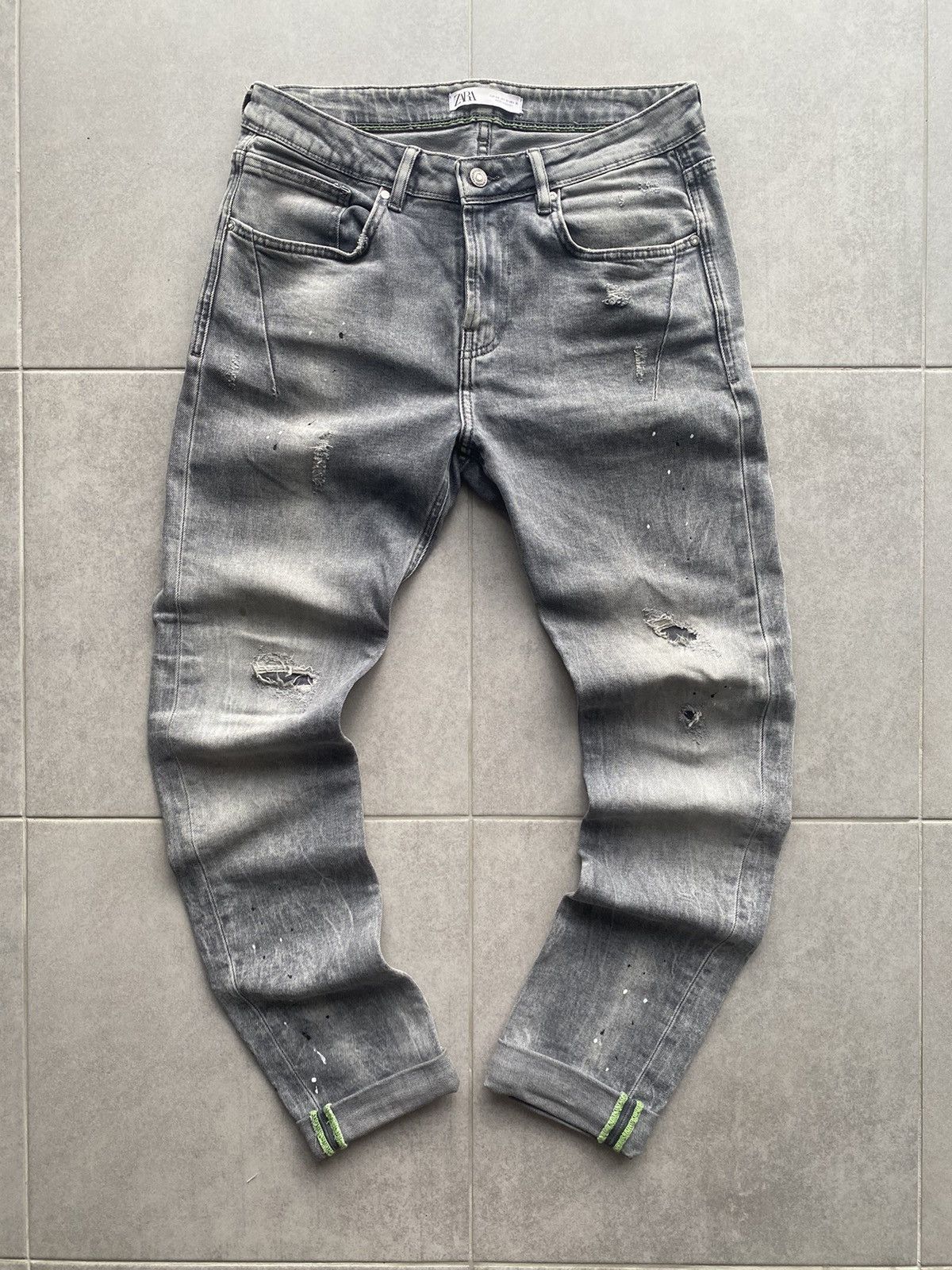 Other Zara Jeans Distressed Denim Size US 32 / EU 48 - 1 Thumbnail