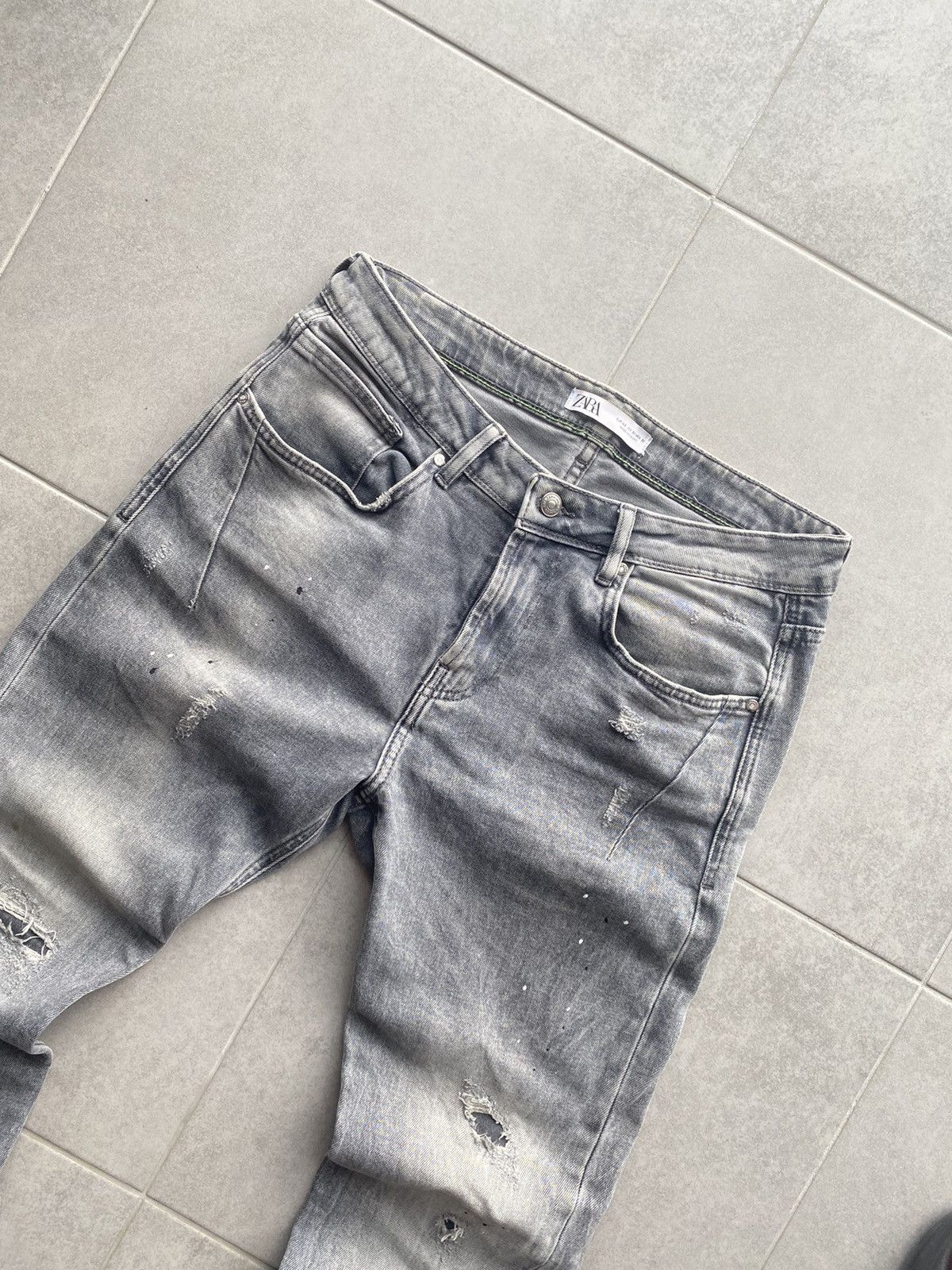 Other Zara Jeans Distressed Denim Size US 32 / EU 48 - 5 Thumbnail
