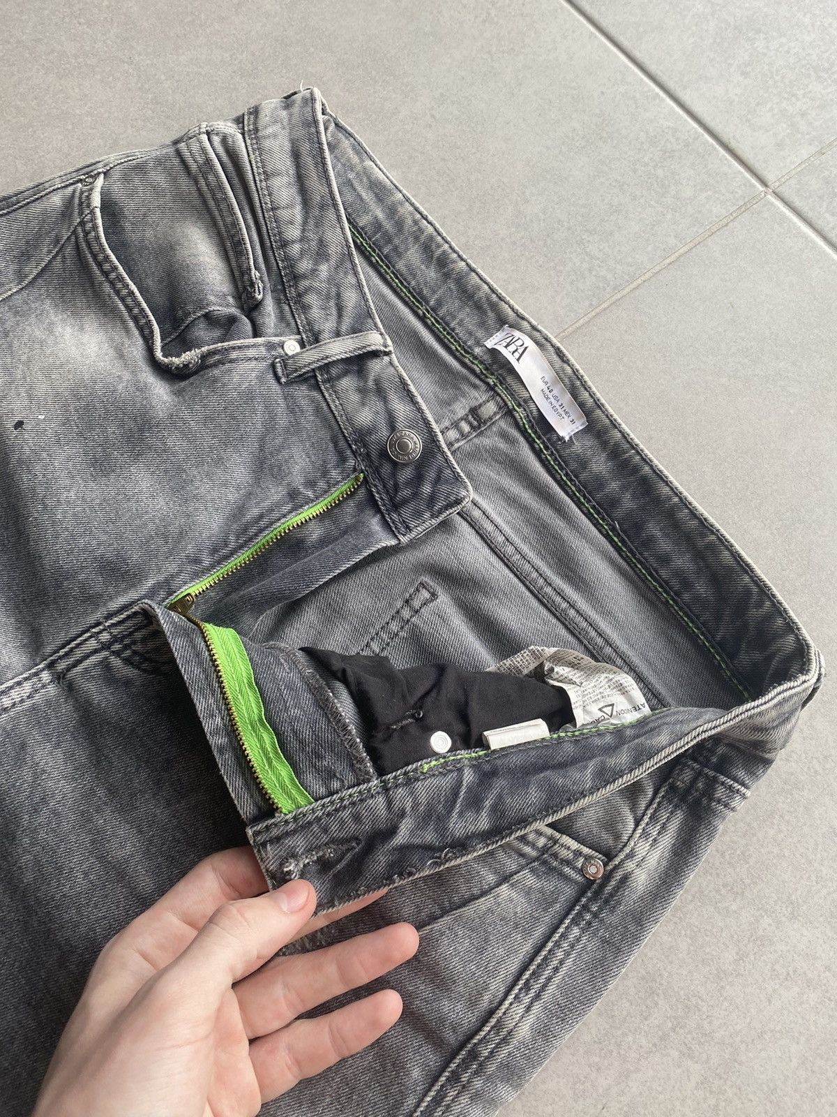 Other Zara Jeans Distressed Denim Size US 32 / EU 48 - 8 Thumbnail