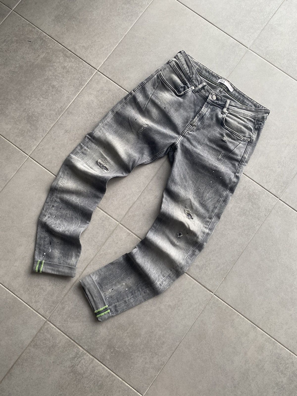 Other Zara Jeans Distressed Denim Size US 32 / EU 48 - 4 Thumbnail