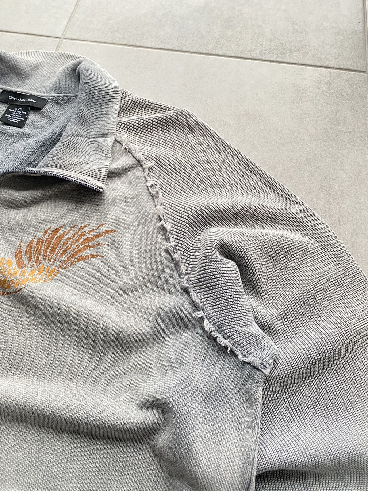 Calvin Klein × Vintage Vintage Y2K Calvin Klein Full Zip Faded Size US XL / EU 56 / 4 - 13 Thumbnail