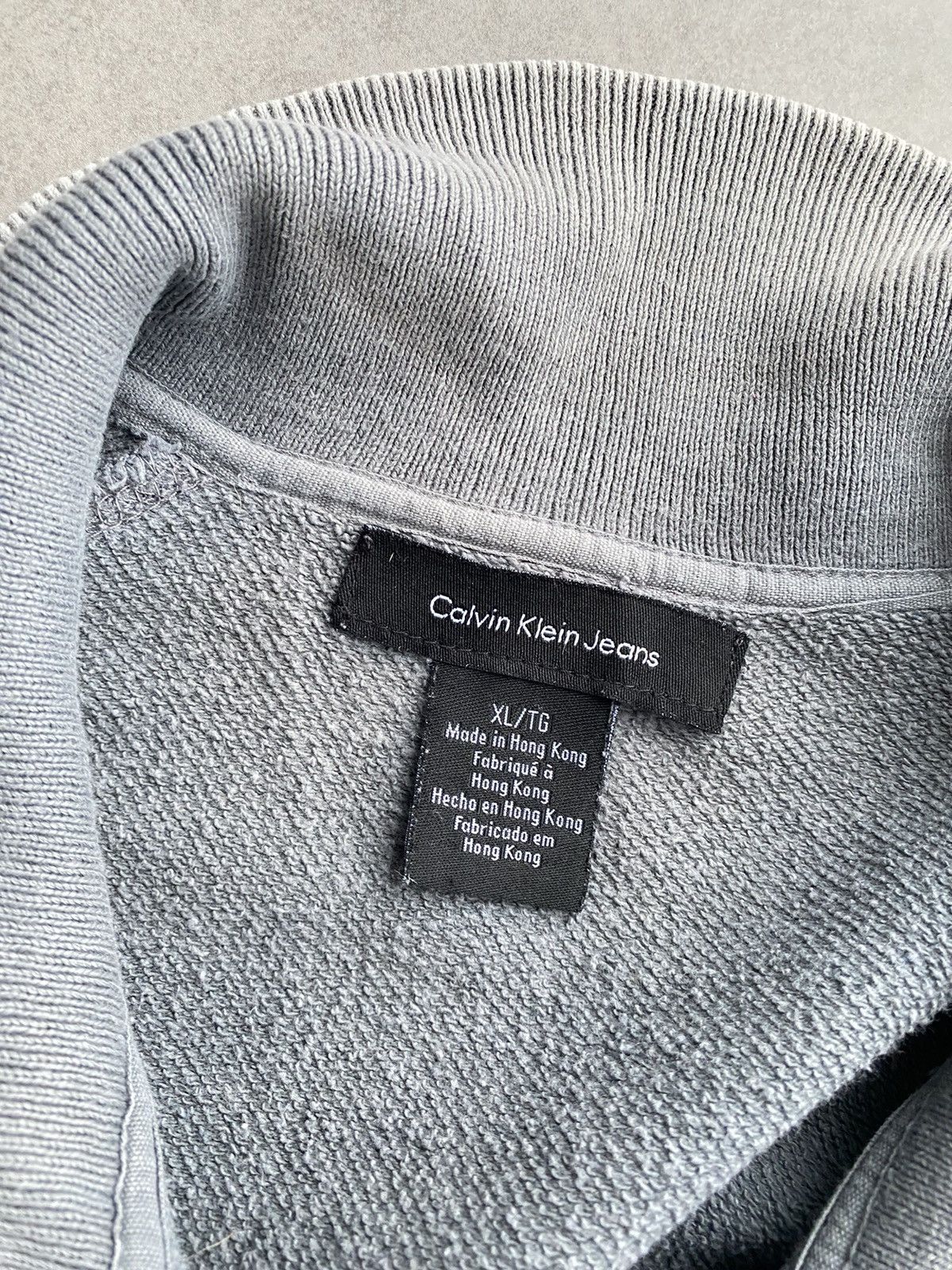 Calvin Klein × Vintage Vintage Y2K Calvin Klein Full Zip Faded Size US XL / EU 56 / 4 - 18 Thumbnail