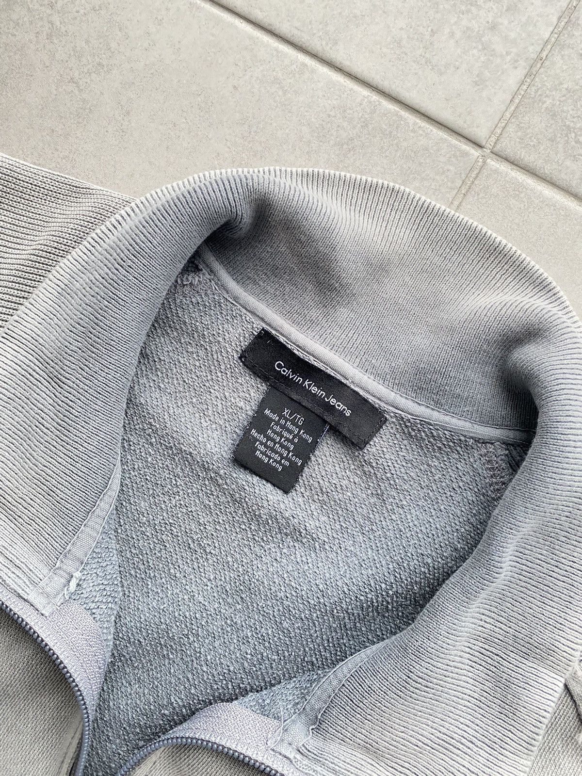 Calvin Klein × Vintage Vintage Y2K Calvin Klein Full Zip Faded Size US XL / EU 56 / 4 - 10 Thumbnail