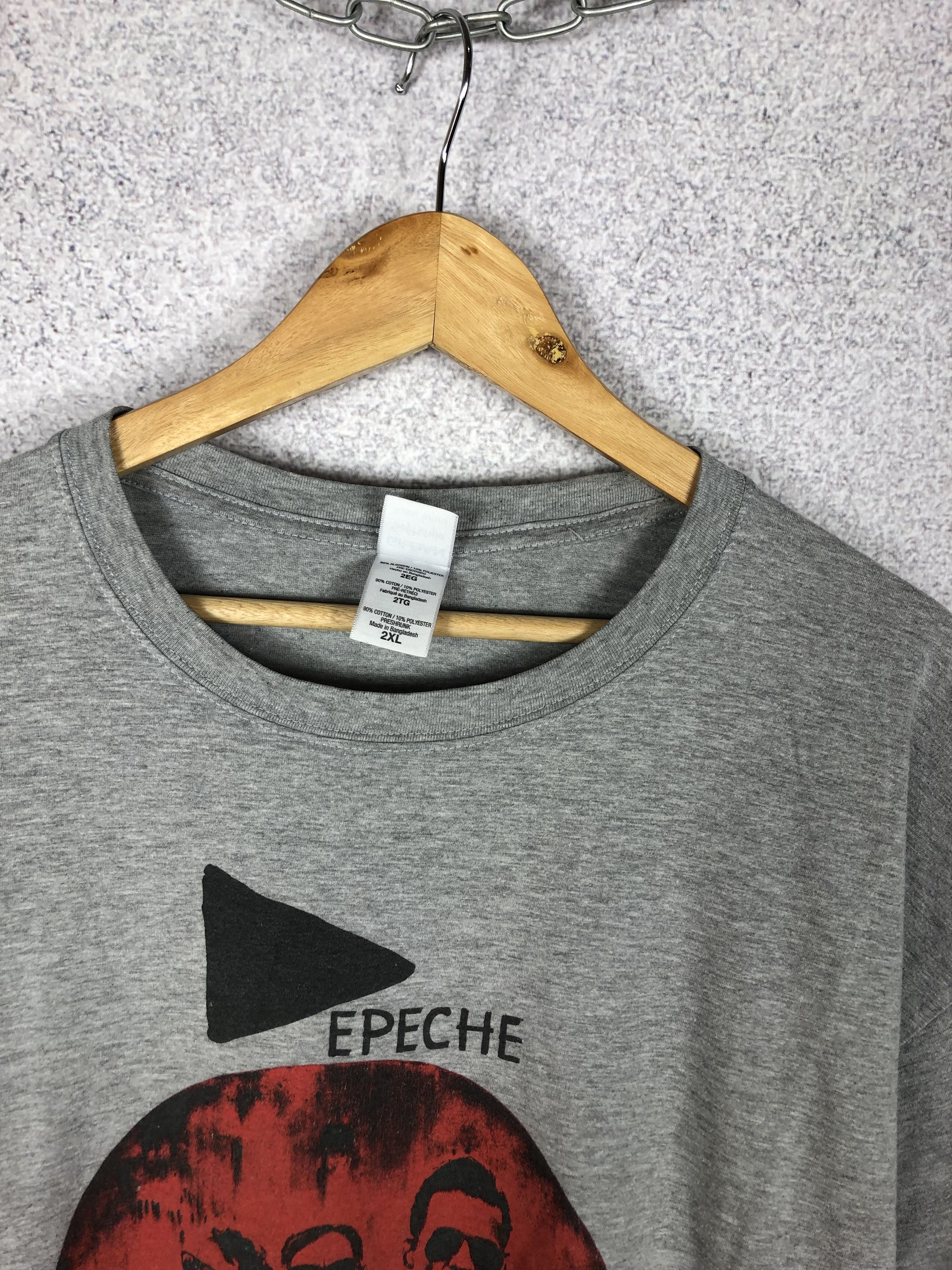 Band Tees Vintage Depeche Mode Rock Tee Tour T-Shirt Size US XL / EU 56 / 4 - 7 Thumbnail
