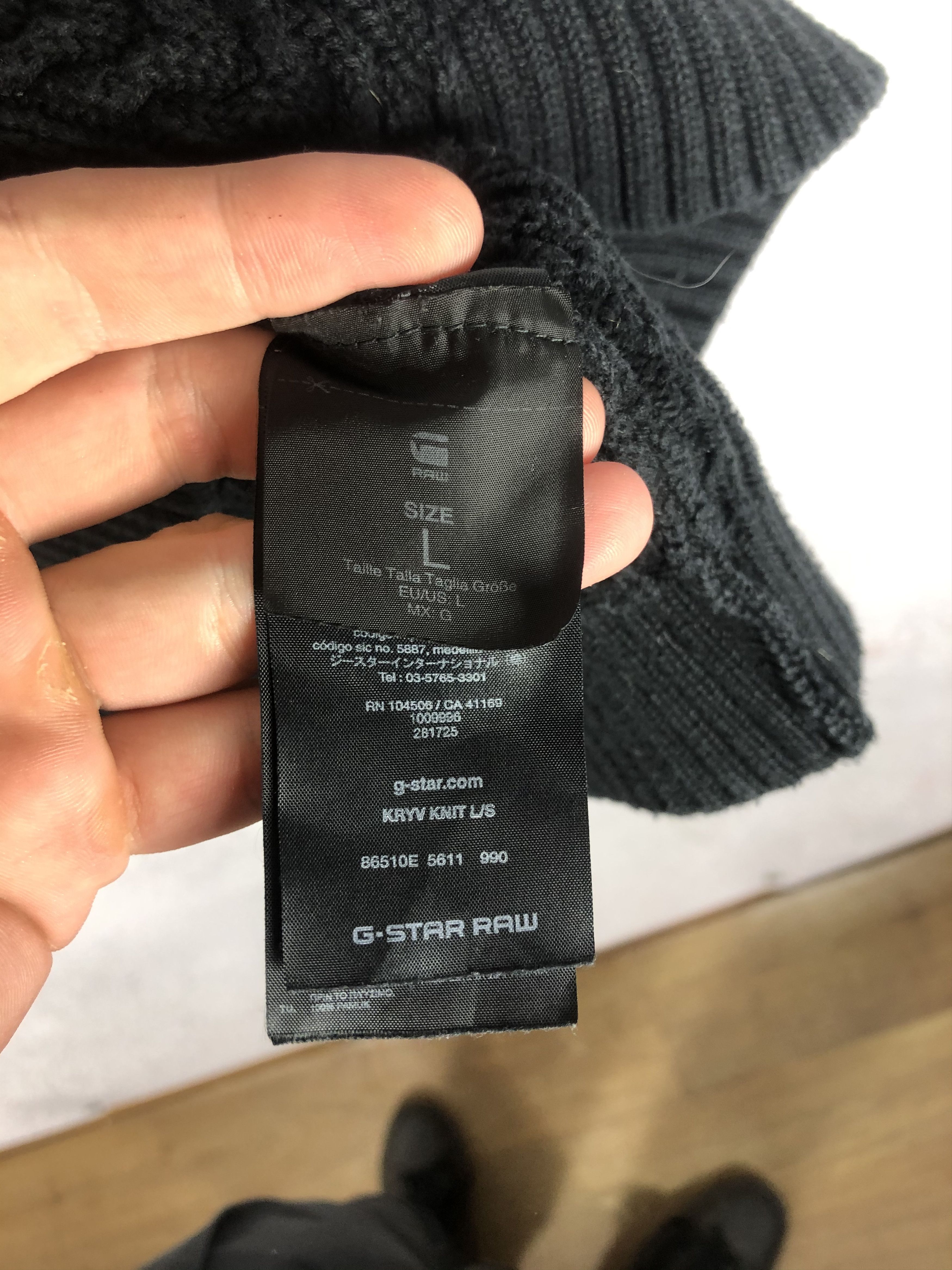 G-Star Vintage G-Star Raw Knit Sweater Size US L / EU 52-54 / 3 - 6 Thumbnail