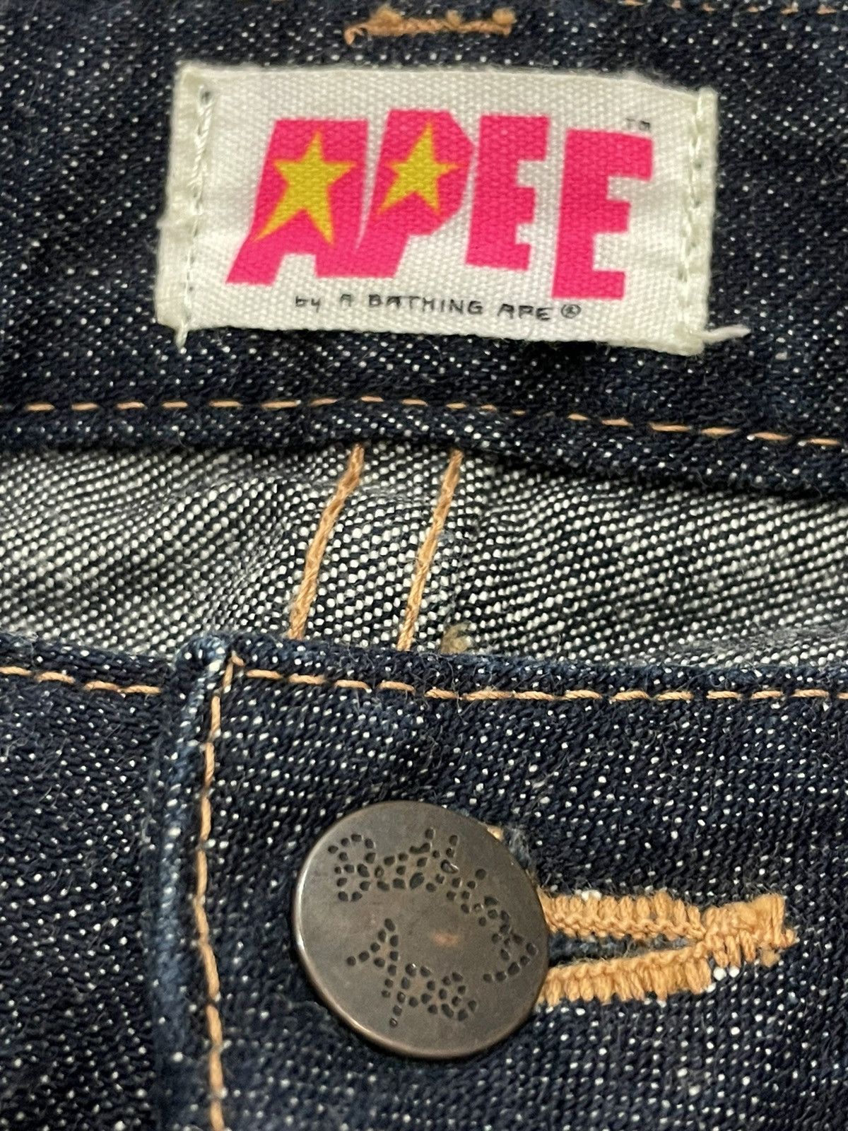 Bape Apee Denim Shorts Size 30" / US 8 / IT 44 - 3 Thumbnail