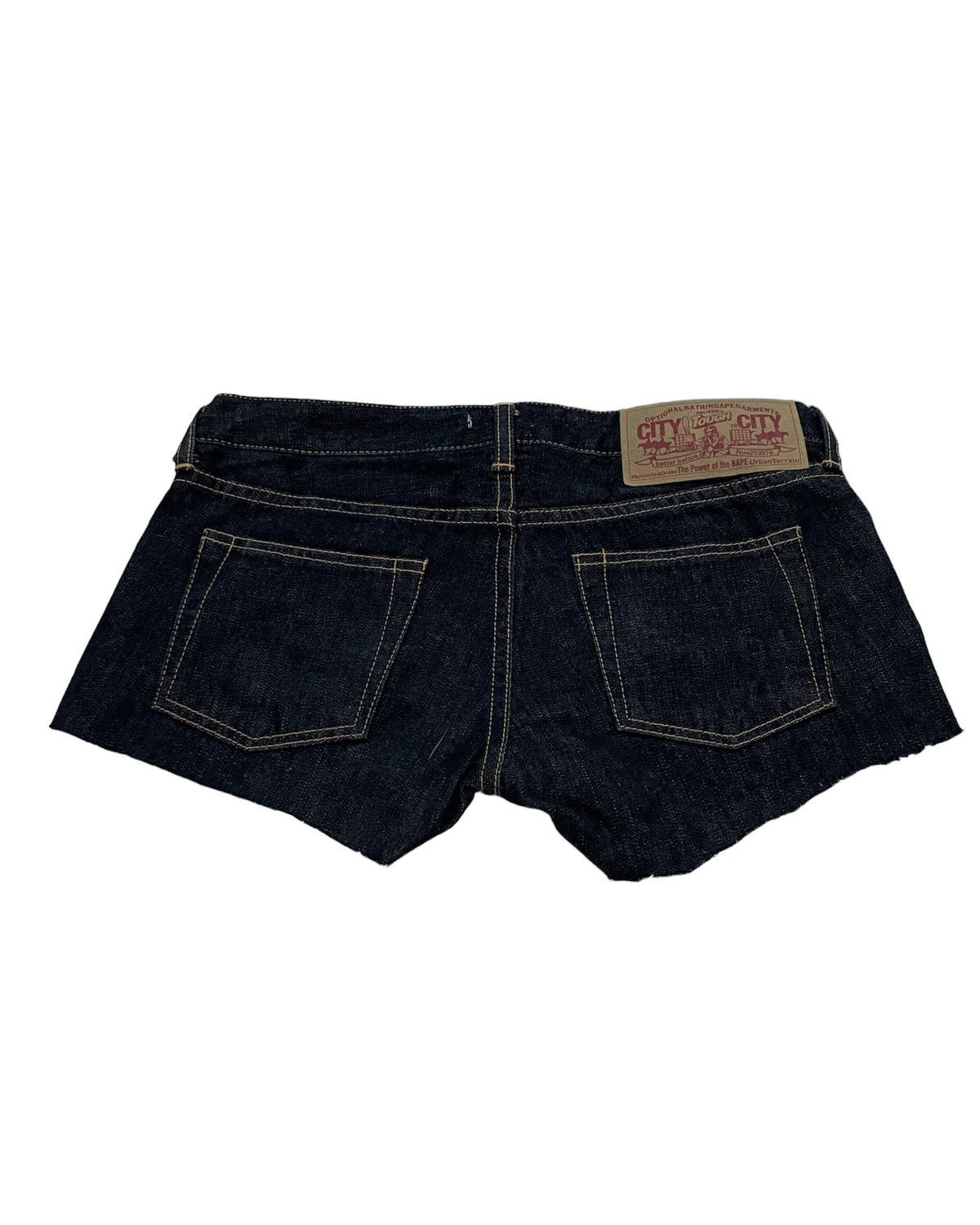 Bape Apee Denim Shorts Size 30" / US 8 / IT 44 - 2 Thumbnail