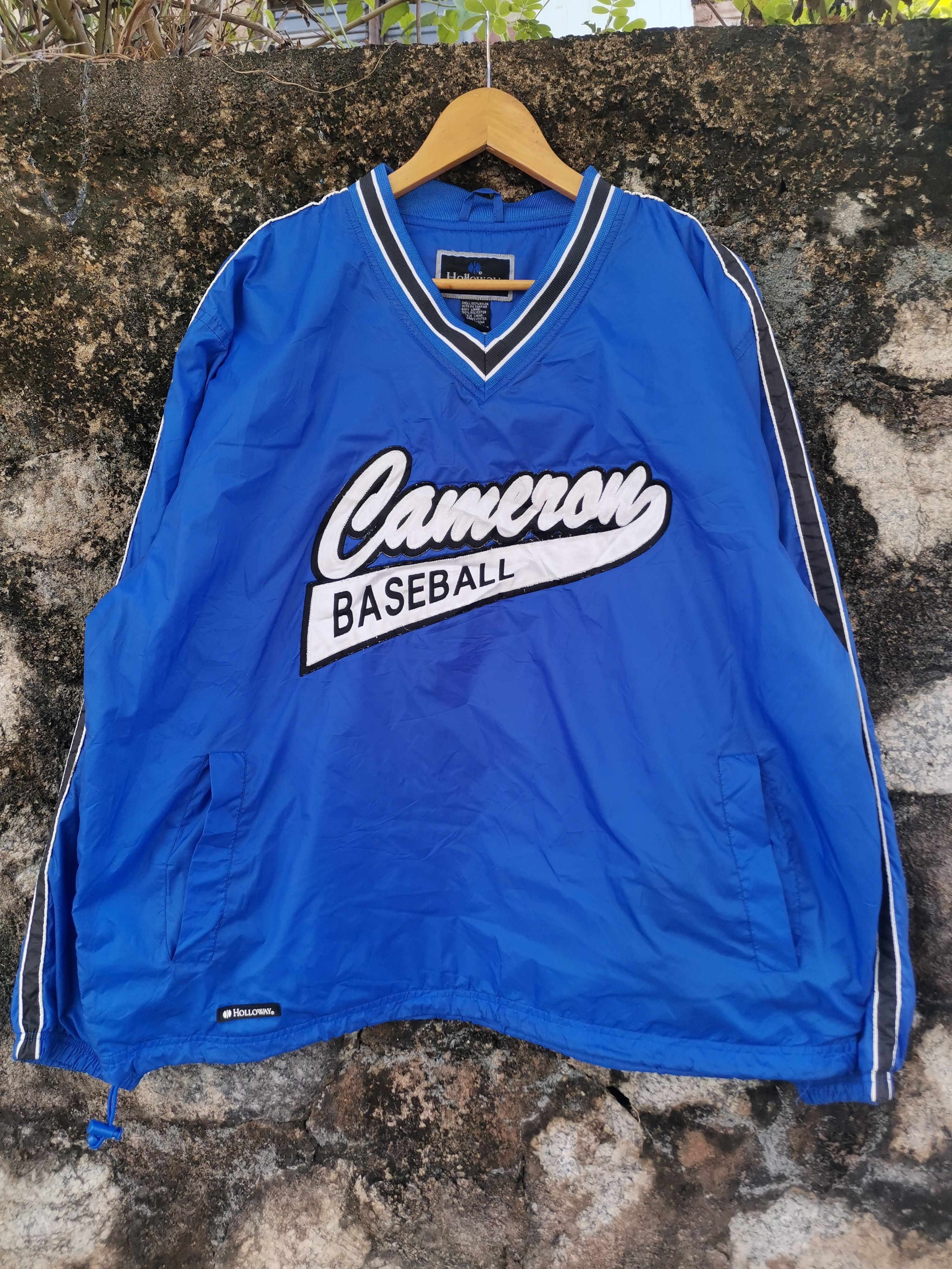 Holloway Vintage 90s Baseball Cameron Holloway Jumper Jacket Size US L / EU 52-54 / 3 - 1 Thumbnail