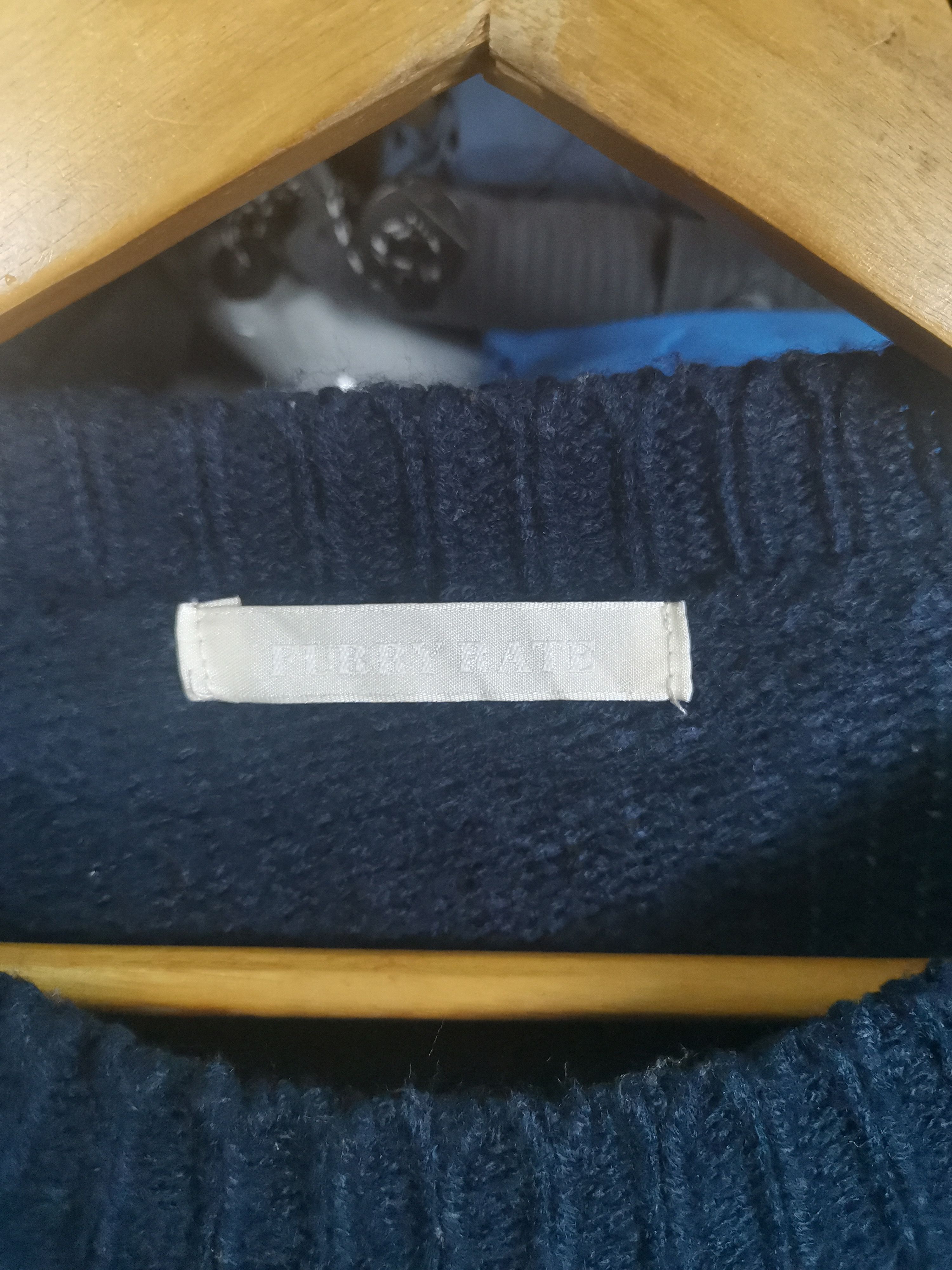 Japanese Brand Vintage Japanese Brand Furry Rate Mohair Sweatshirt Size US L / EU 52-54 / 3 - 4 Thumbnail