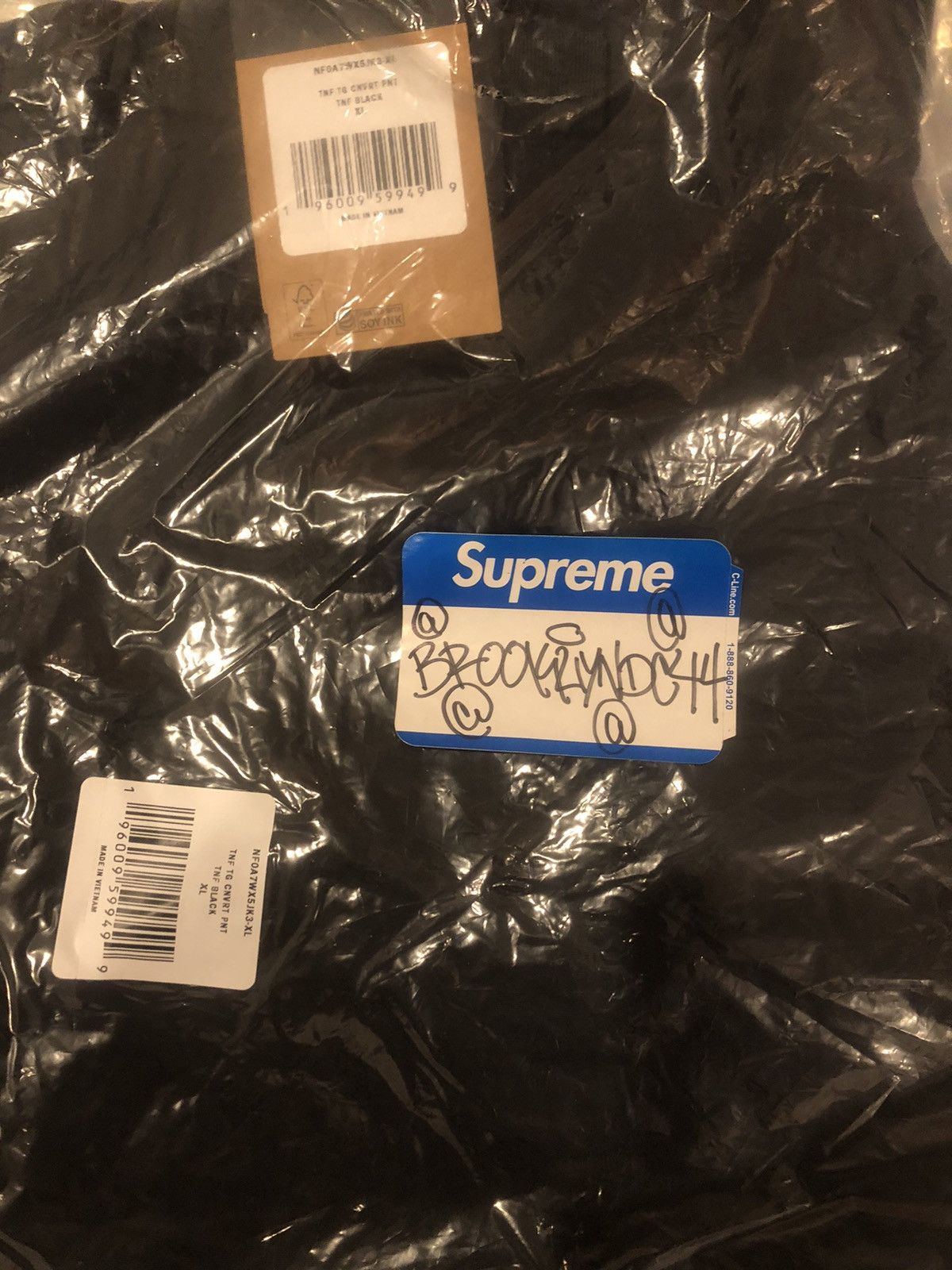 Supreme × The North Face SUPREME THE NORTH FACE BELTED TREKKING PANT Black XL Size US 34 / EU 50 - 2 Thumbnail