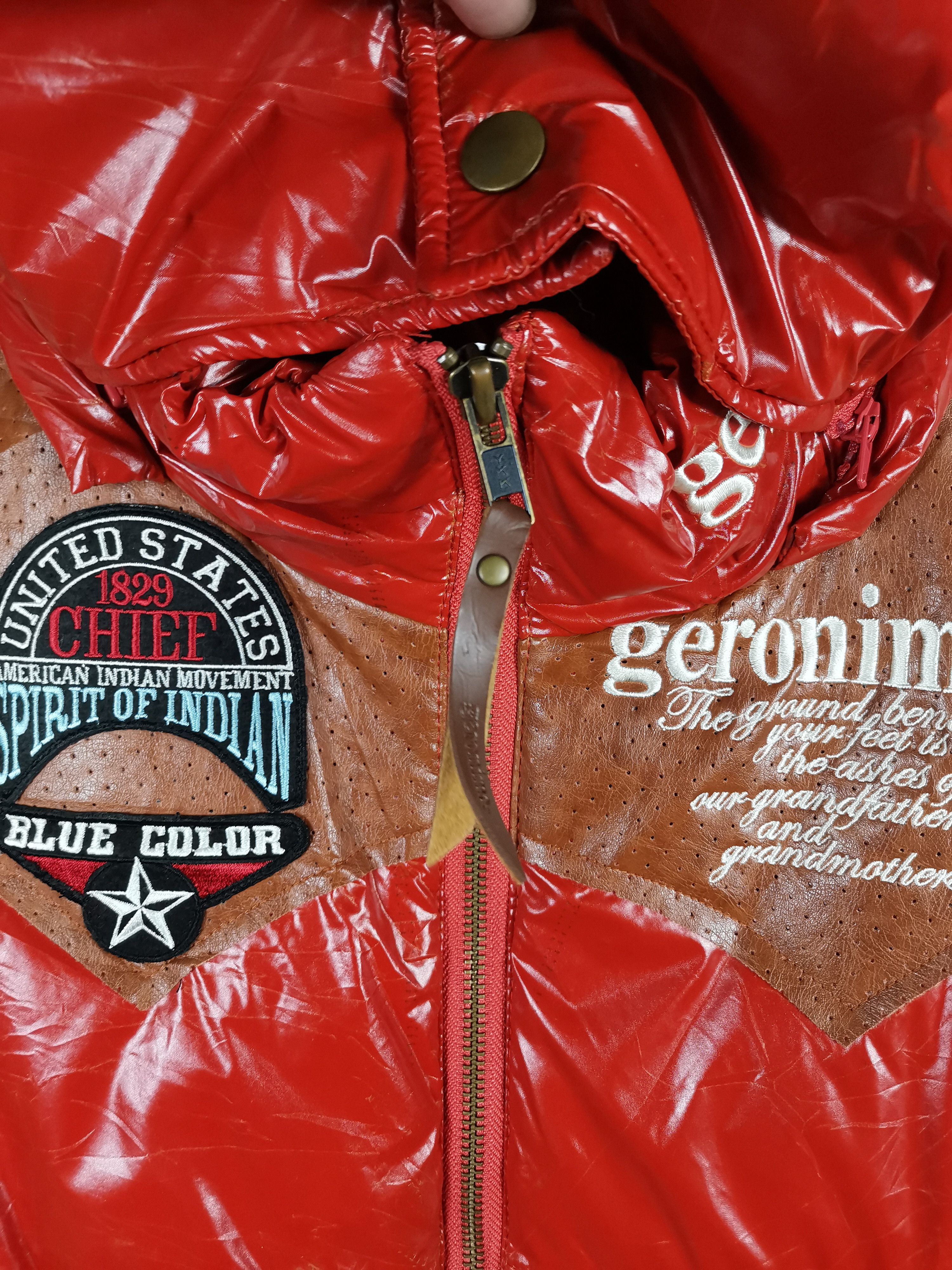 Japanese Brand Vintage Geronimo Apache Puffer Vest Size US M / EU 48-50 / 2 - 3 Thumbnail