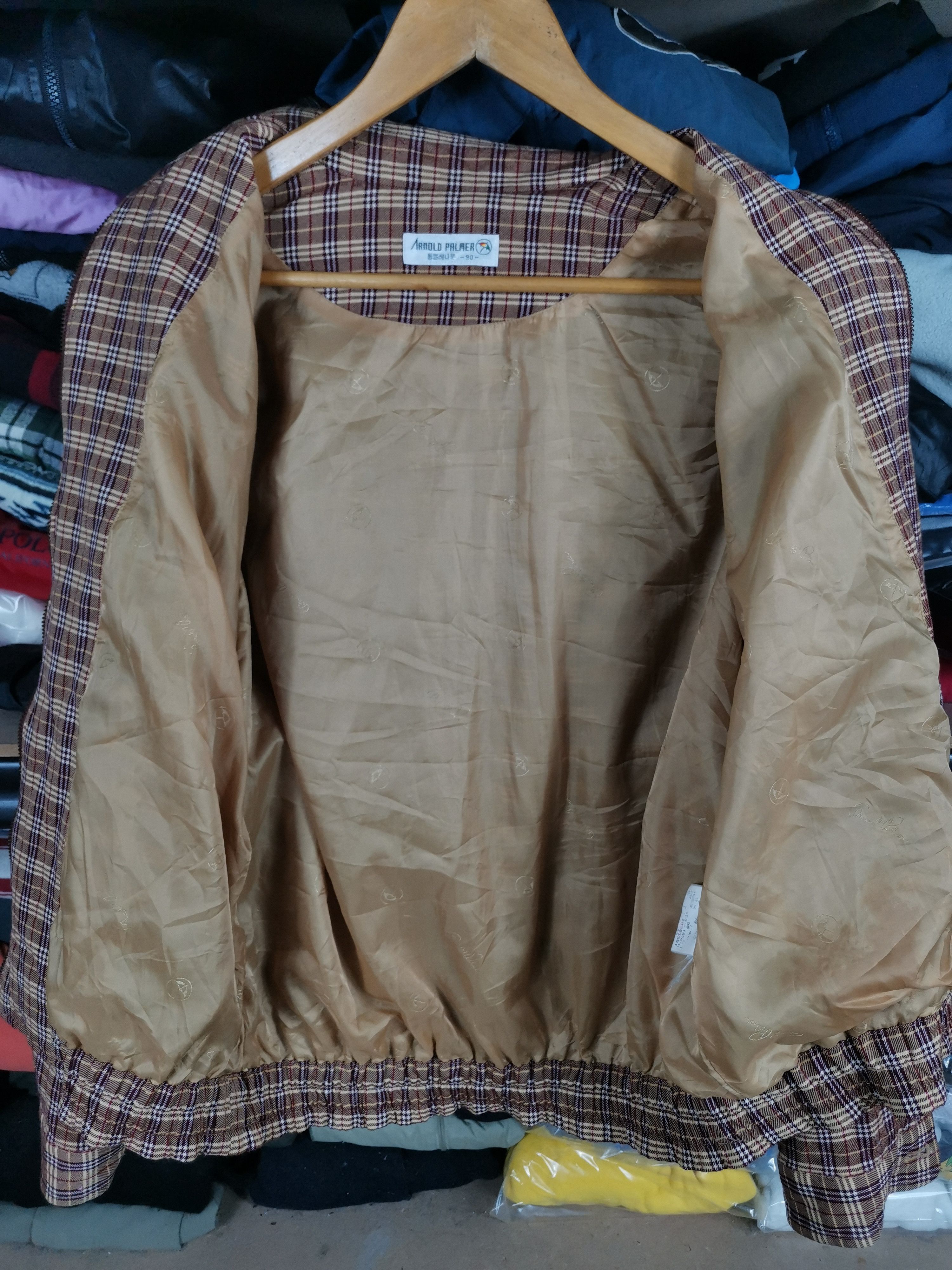 Japanese Brand Vintage Arnold Palmer Bomber Jacket Size US L / EU 52-54 / 3 - 4 Thumbnail