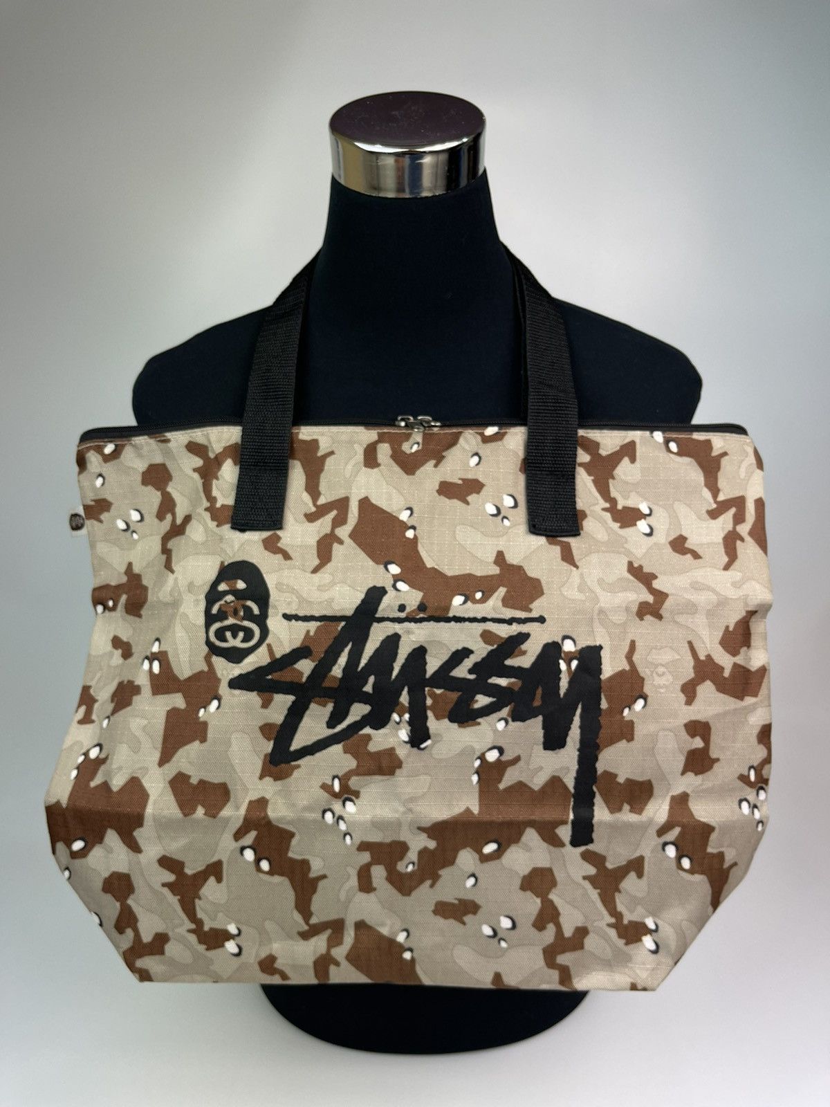 Bape × Stussy Authentic Bape X Stussy Tote Zipped Bag Size ONE SIZE - 2 Thumbnail