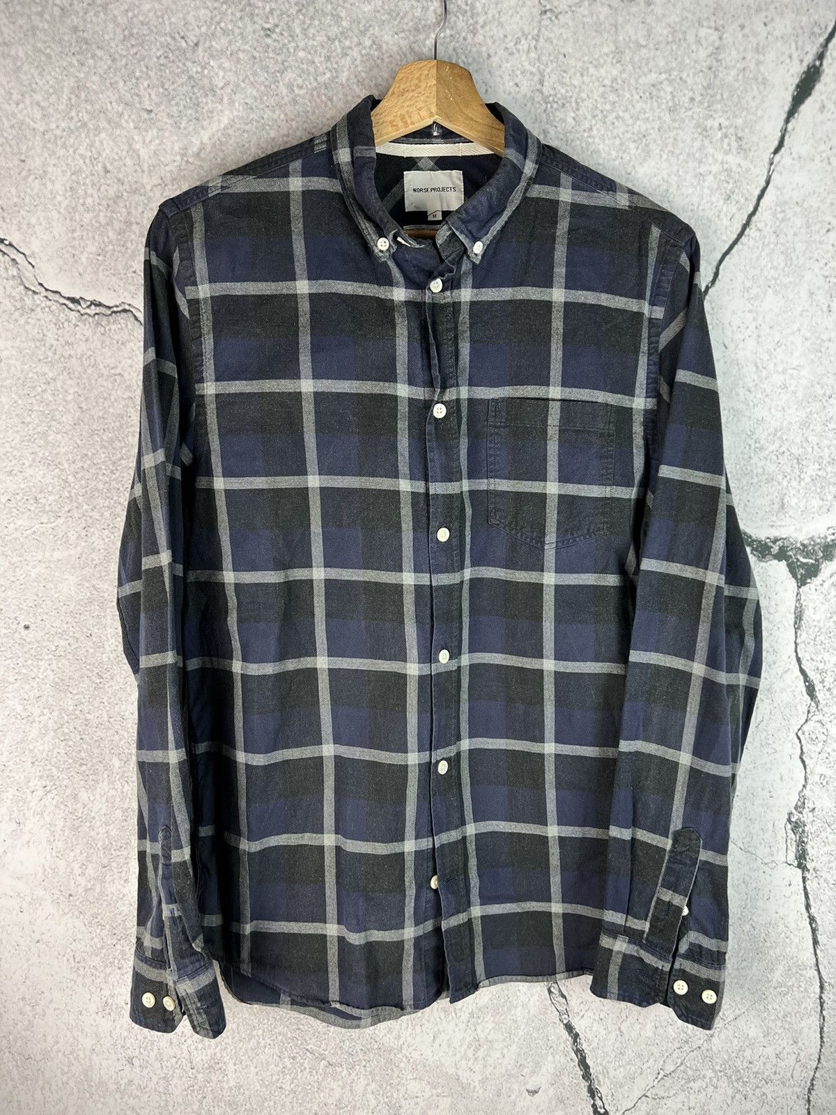 Designer × Norse Projects Vintage Norse Projects checked button up shirt Size US M / EU 48-50 / 2 - 1 Thumbnail
