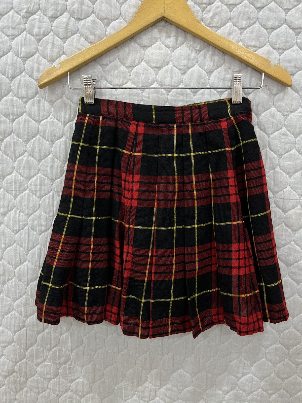 Junko Shimada (Nnnn). JUNKO SHIMADA PLAID TARTAN WRAP SKIRTS Size 24" / US 00 / IT 34 - 4 Thumbnail
