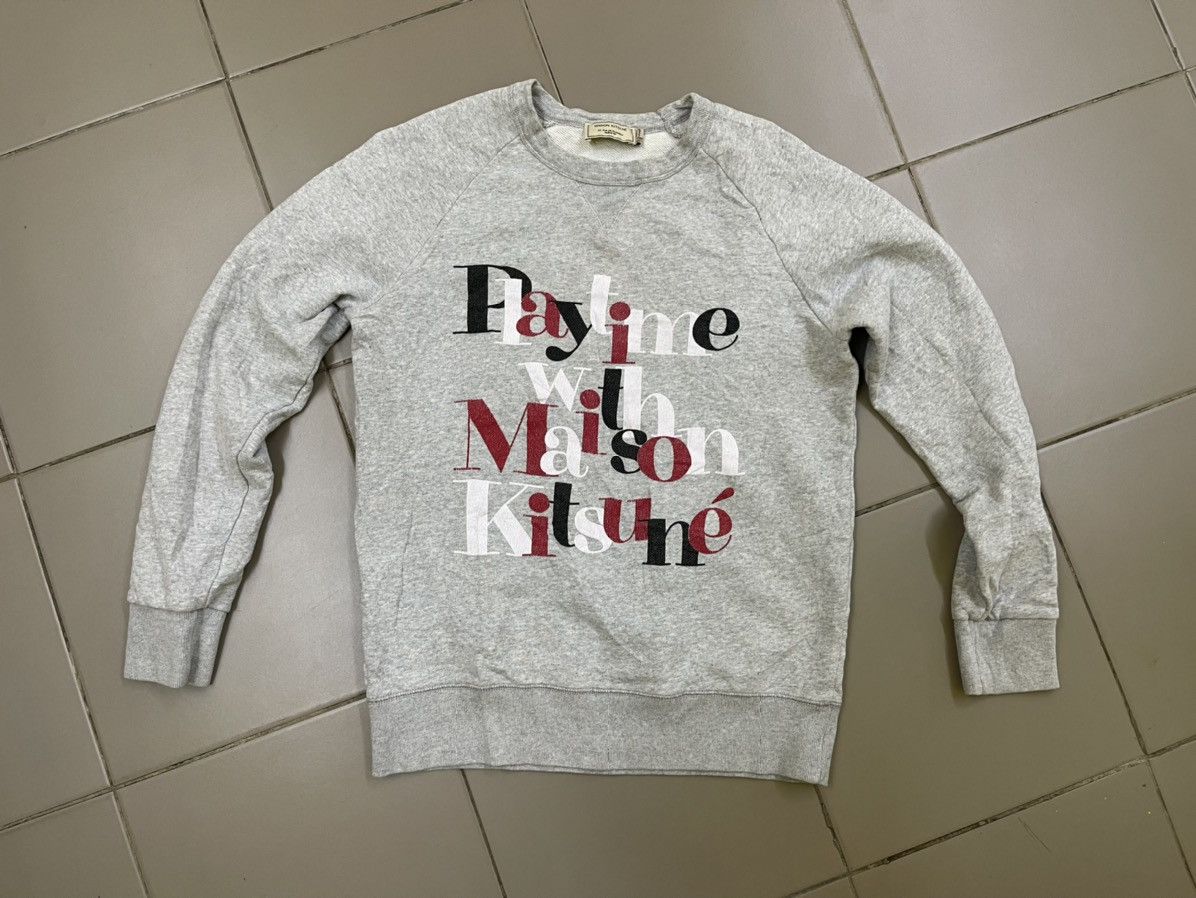 Maison Kitsune Playtime With Maison Kitsune Sweatshirt XS Size US XS / EU 42 / 0 - 3 Thumbnail