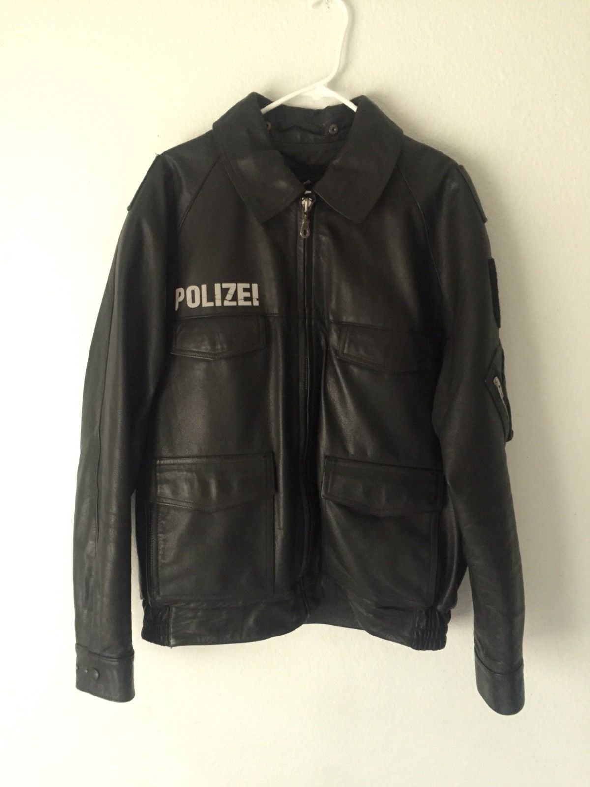 Other Vetements Inspiration POLIZEI Leather Jacket | Grailed
