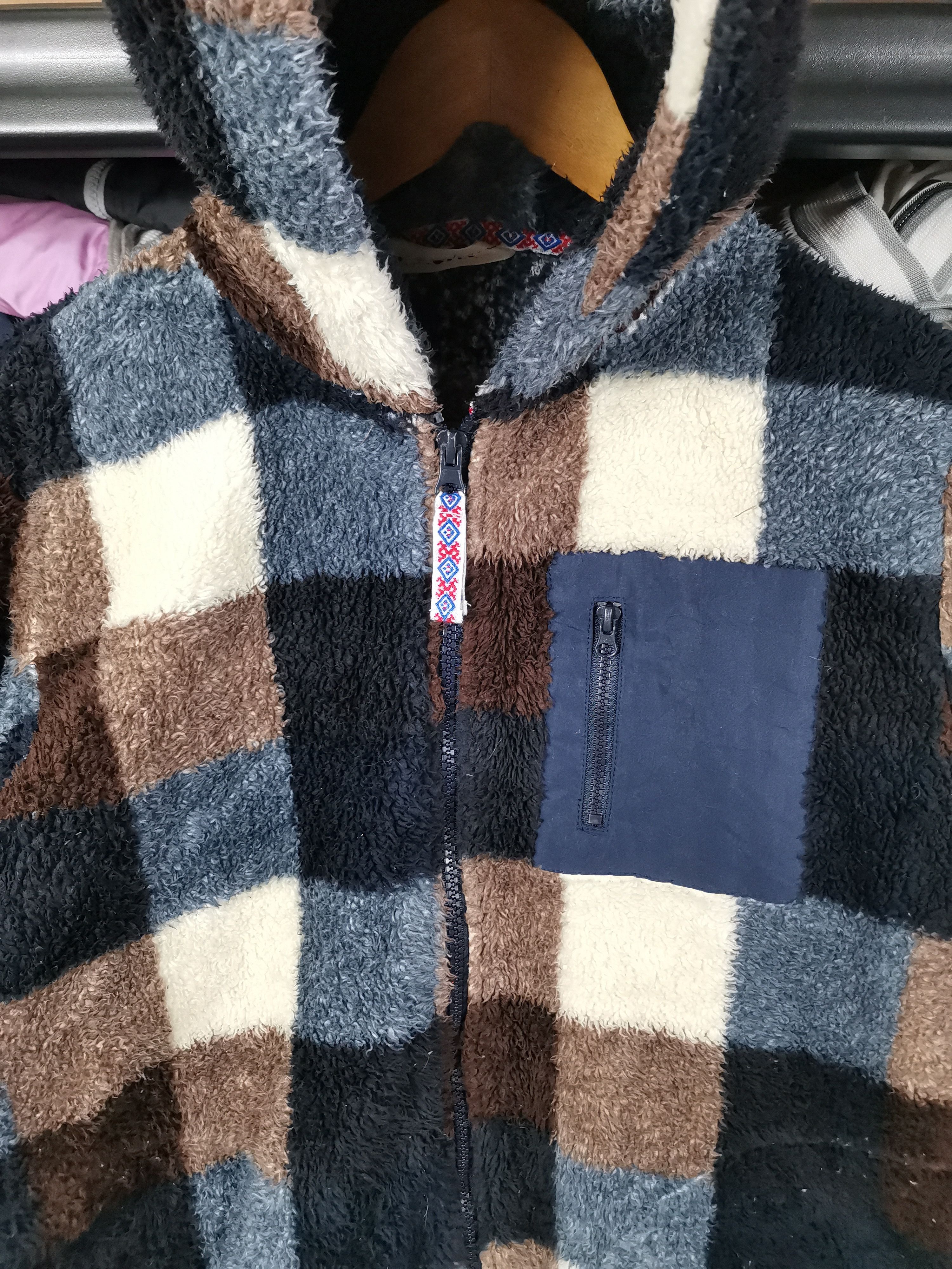 Japanese Brand Vintage Japanese Brand Deep Pile Sherpa Jacket Size US M / EU 48-50 / 2 - 2 Thumbnail