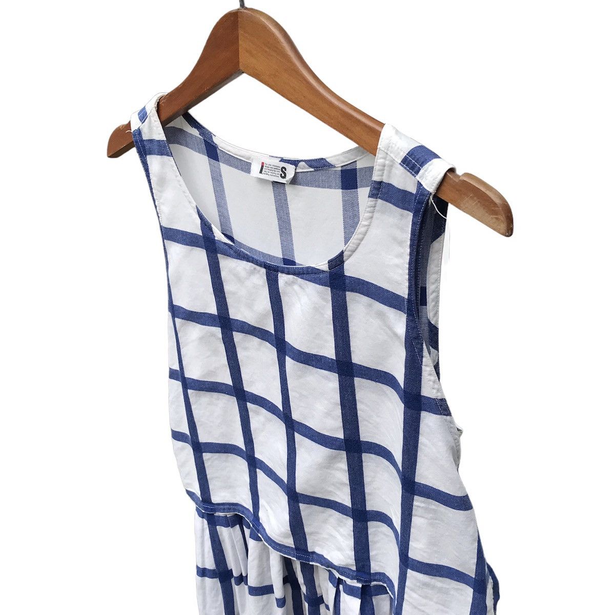 Issey Miyake × Japanese Brand Issey Miyake Grip Windowpane Dress Women Issey Miyake Size S / US 4 / IT 40 - 10 Thumbnail