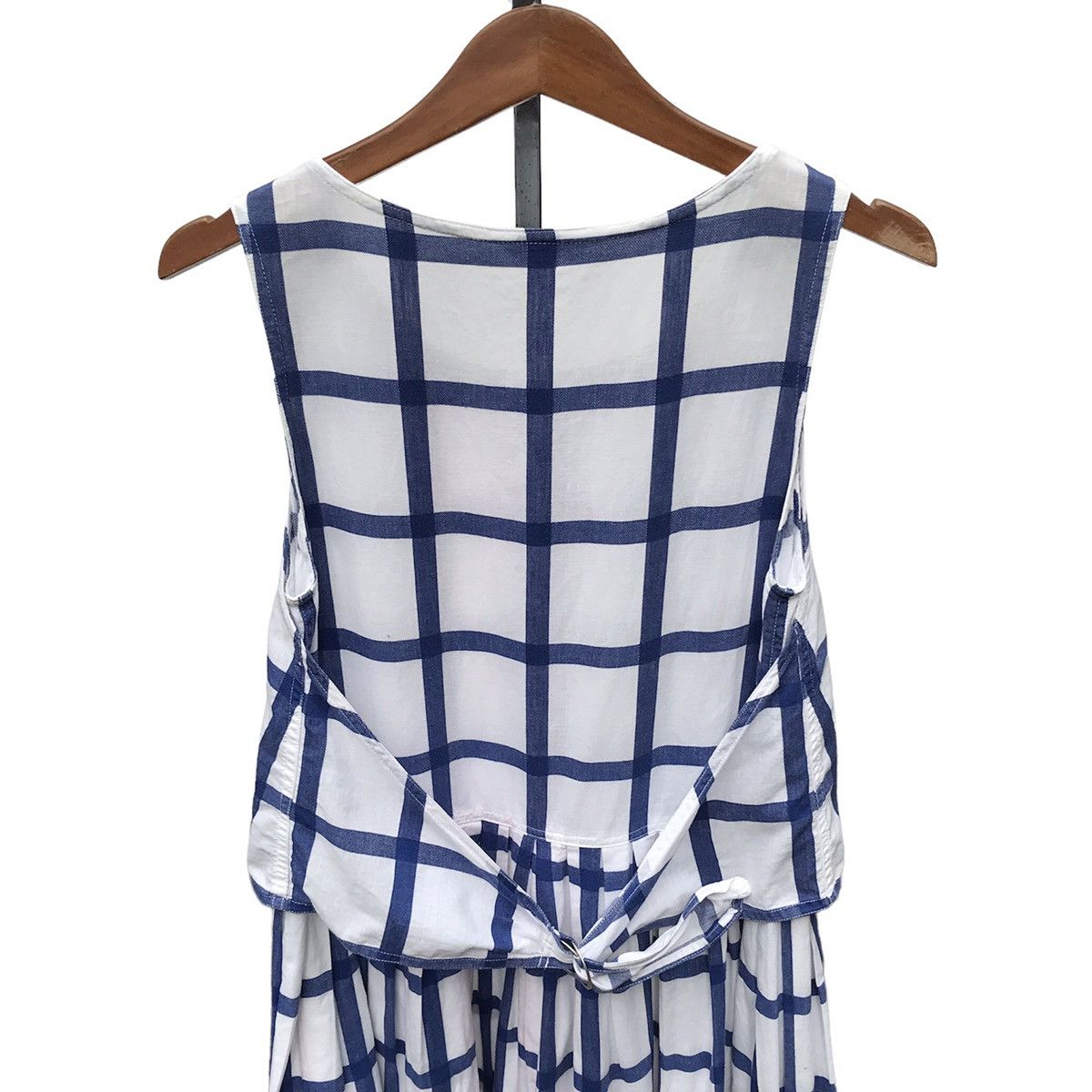 Issey Miyake × Japanese Brand Issey Miyake Grip Windowpane Dress Women Issey Miyake Size S / US 4 / IT 40 - 2 Thumbnail