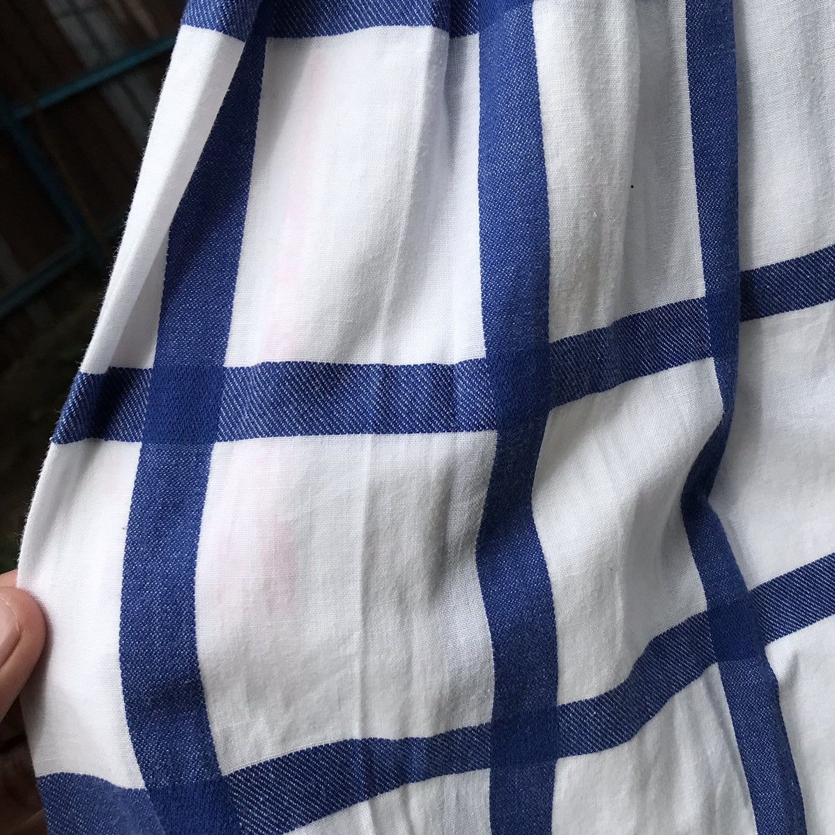 Issey Miyake × Japanese Brand Issey Miyake Grip Windowpane Dress Women Issey Miyake Size S / US 4 / IT 40 - 18 Thumbnail
