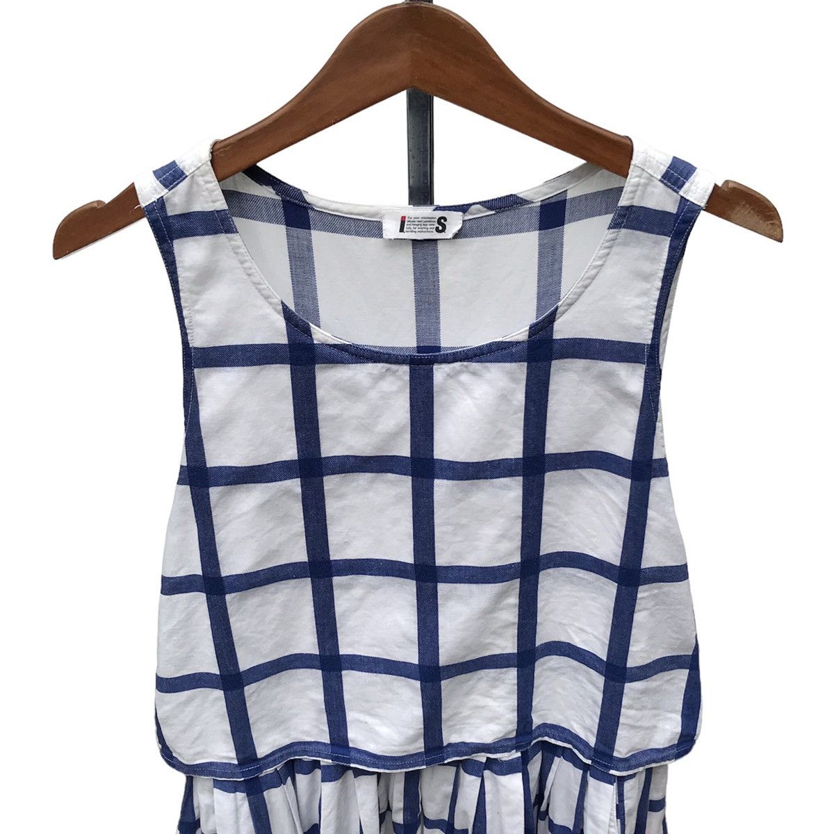Issey Miyake × Japanese Brand Issey Miyake Grip Windowpane Dress Women Issey Miyake Size S / US 4 / IT 40 - 11 Thumbnail