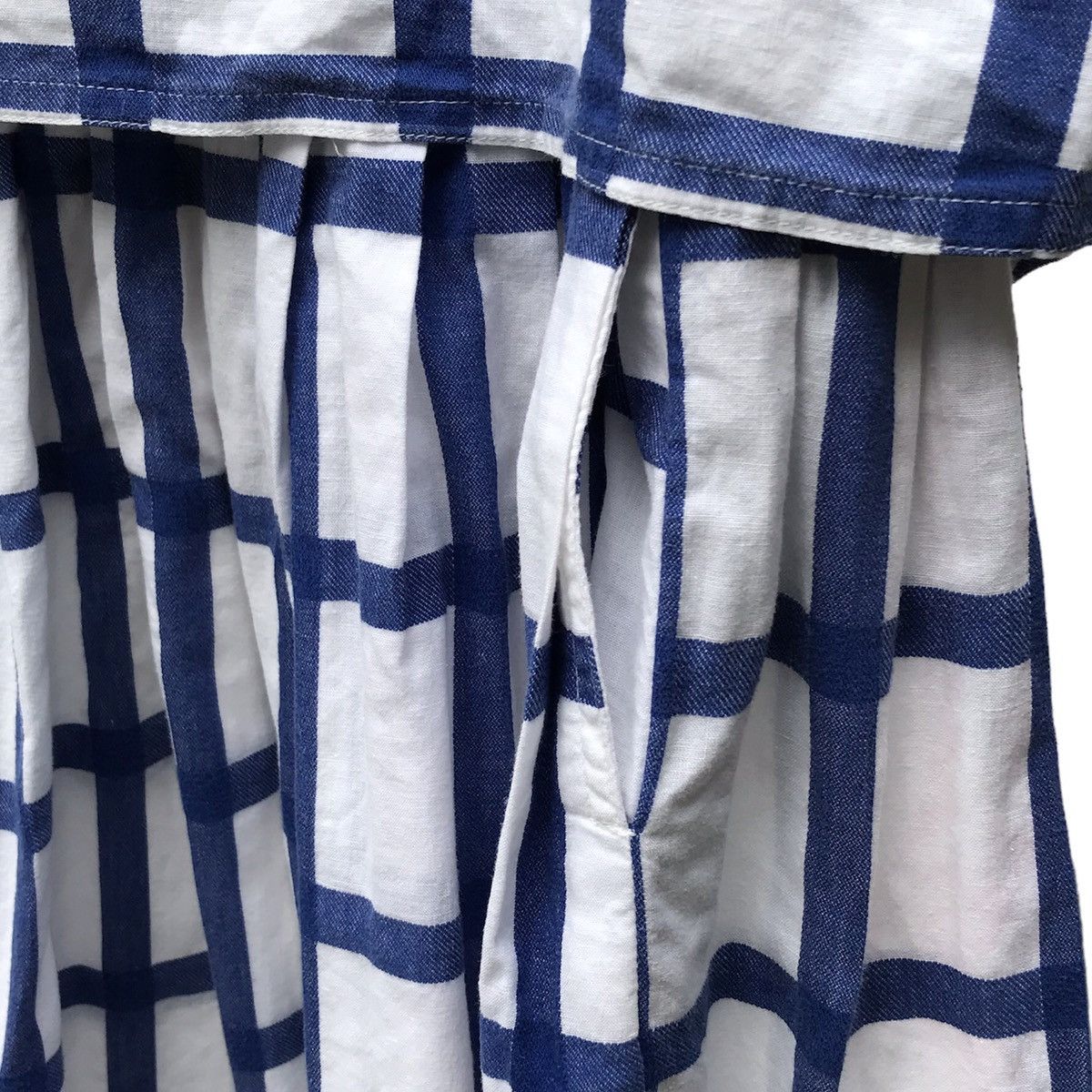 Issey Miyake × Japanese Brand Issey Miyake Grip Windowpane Dress Women Issey Miyake Size S / US 4 / IT 40 - 13 Thumbnail