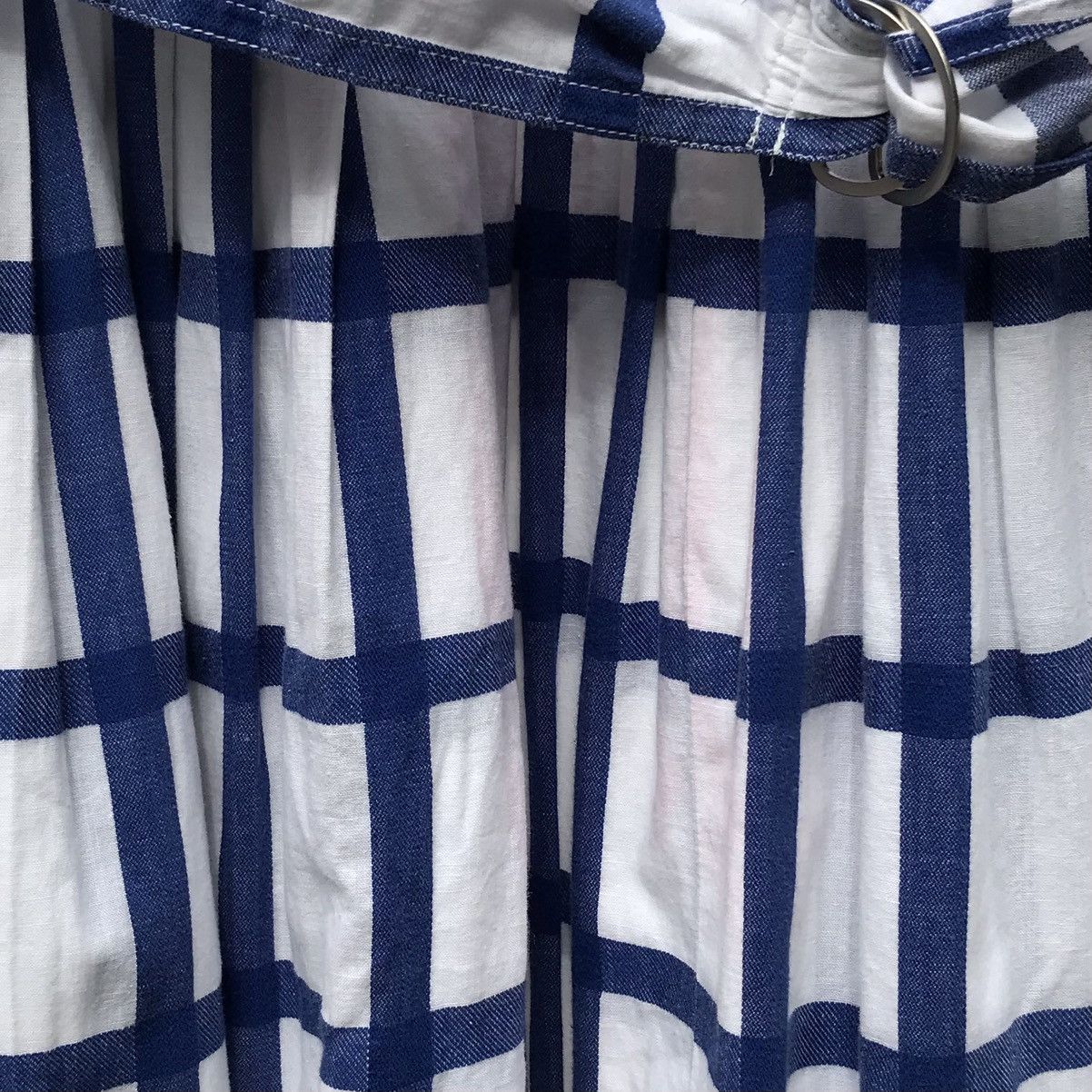 Issey Miyake × Japanese Brand Issey Miyake Grip Windowpane Dress Women Issey Miyake Size S / US 4 / IT 40 - 16 Thumbnail