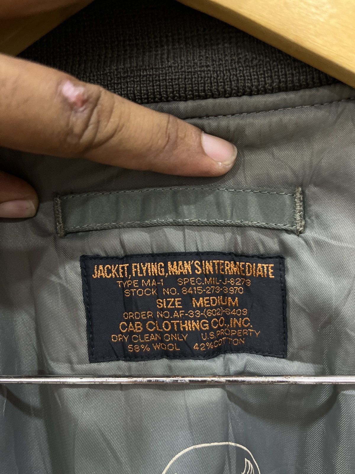 Vintage (Llll). VINTAGE USAF CAB CLOTHING CO JACKET Size US M / EU 48-50 / 2 - 9 Thumbnail