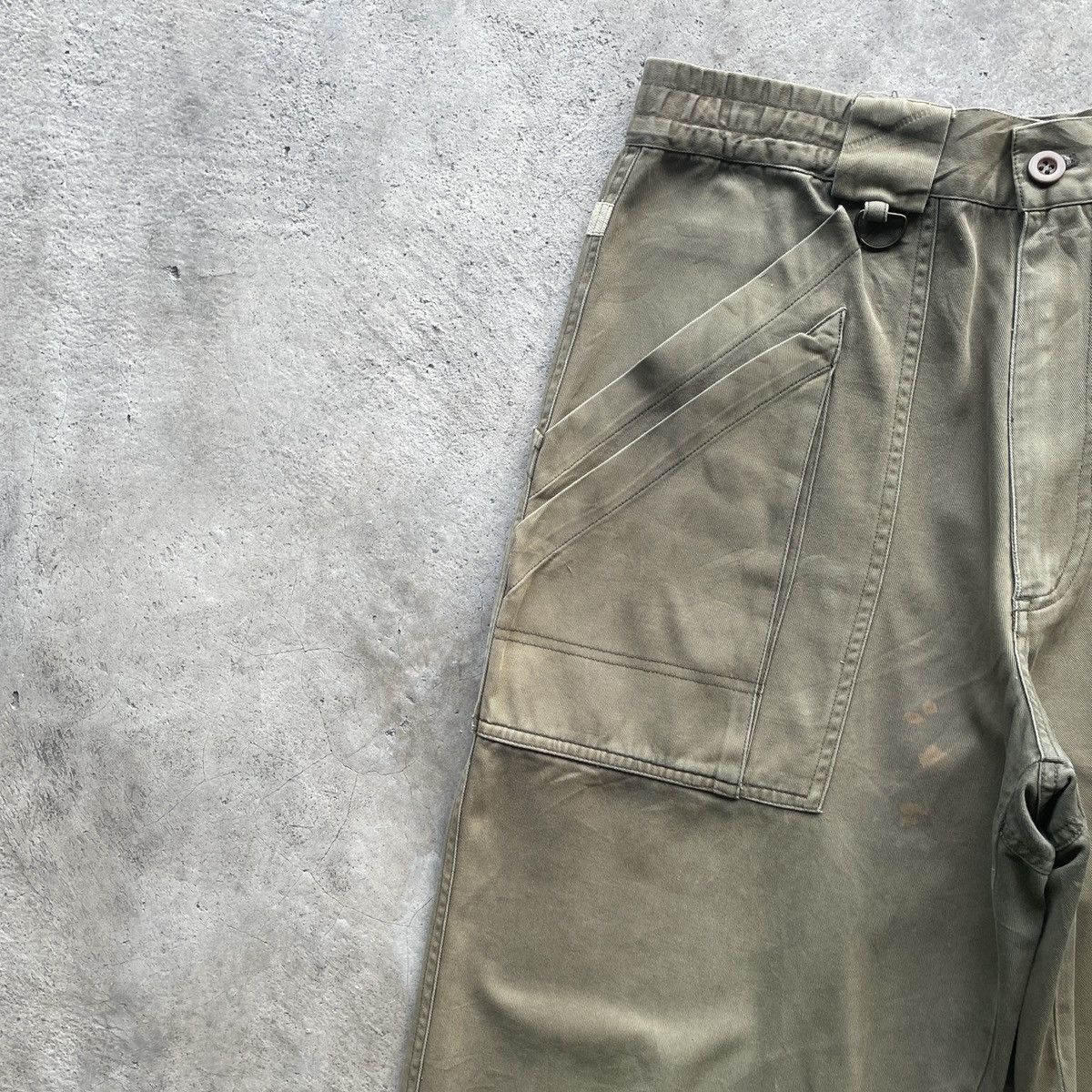 Vintage THRASHED🔥 Vintage Military Style FADED/STAIN Trousers Pants Size US 32 / EU 48 - 5 Thumbnail