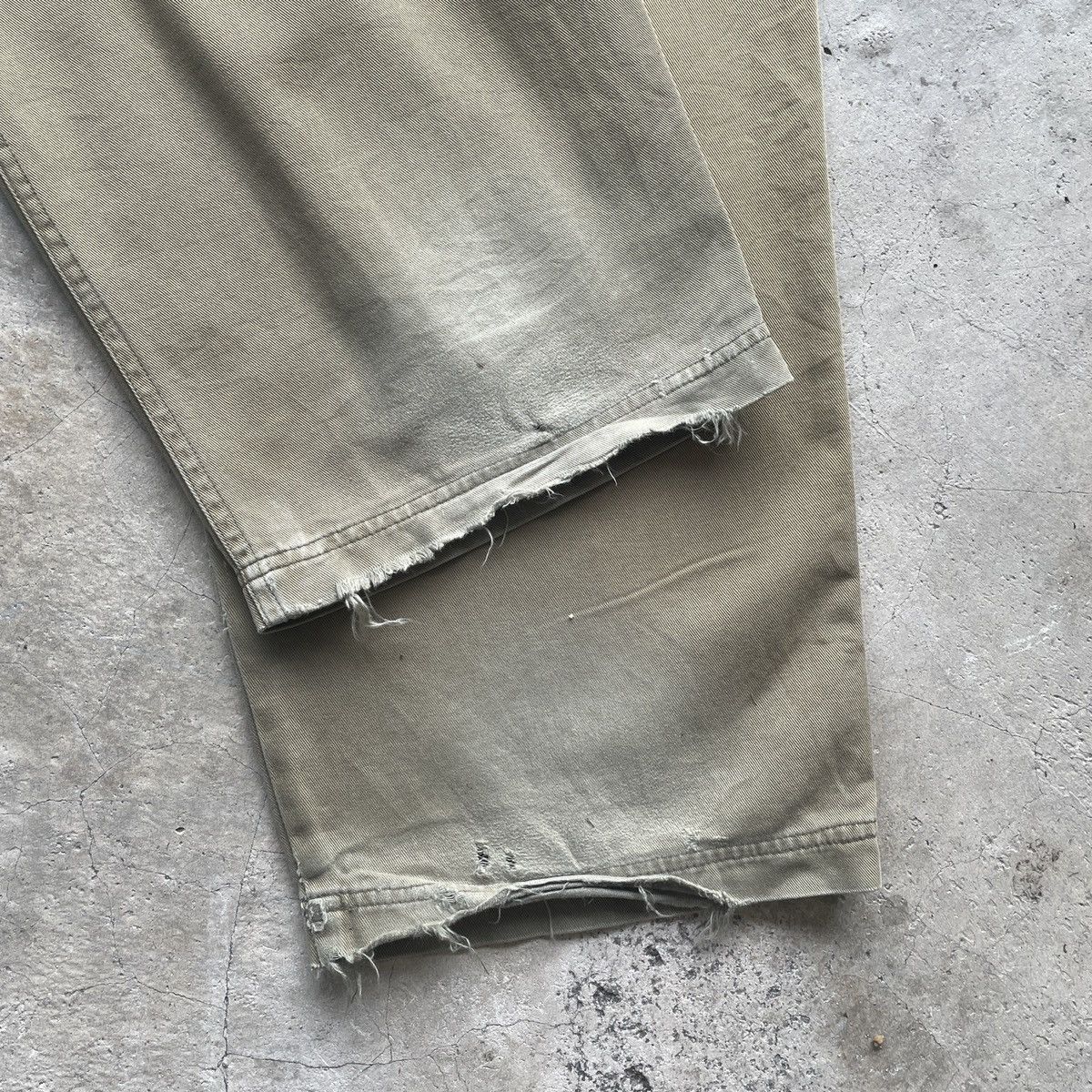 Vintage THRASHED🔥 Vintage Military Style FADED/STAIN Trousers Pants Size US 32 / EU 48 - 11 Thumbnail